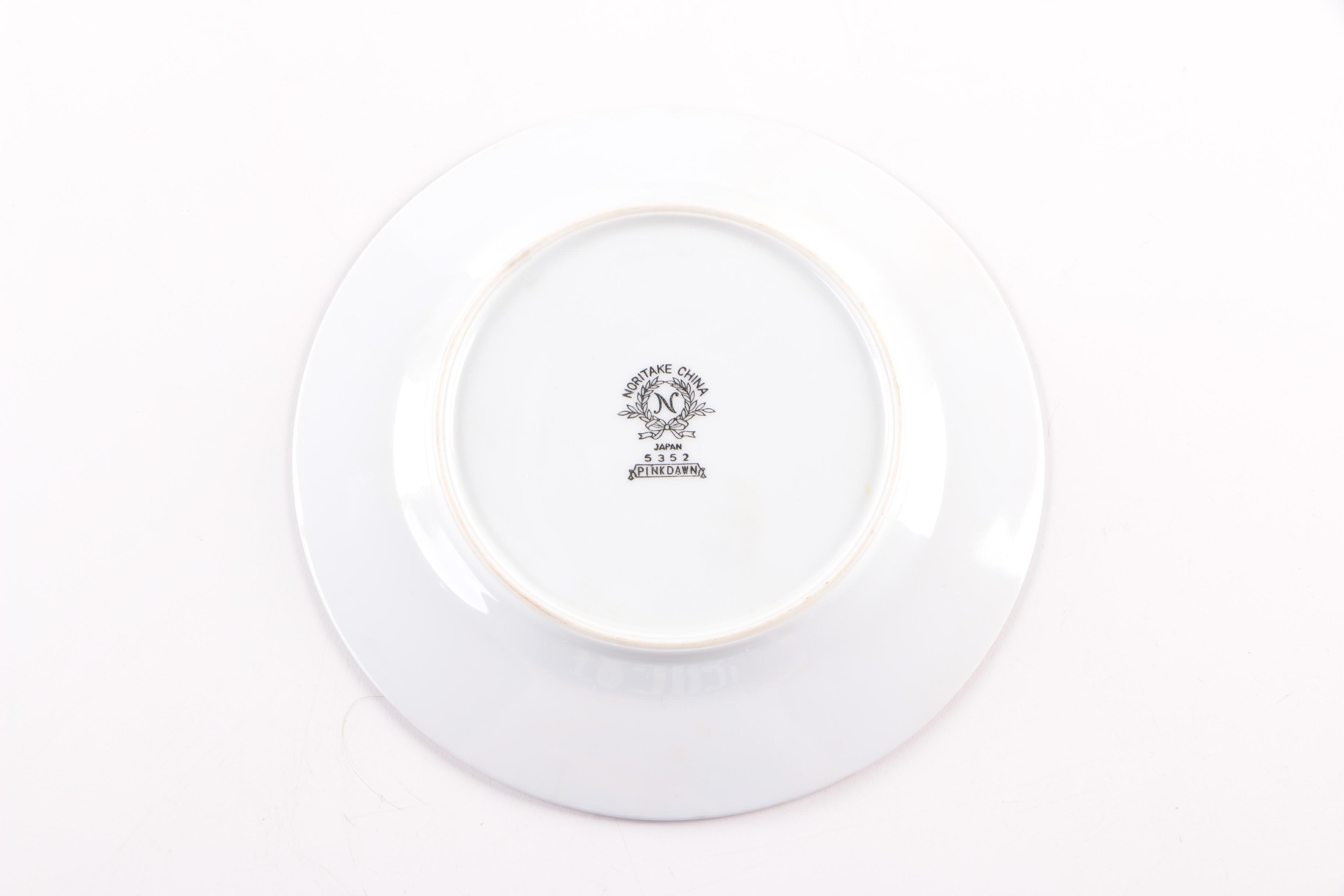 Vintage Noritake "Pink Dawn" Porcelain Dinnerware 1953-54