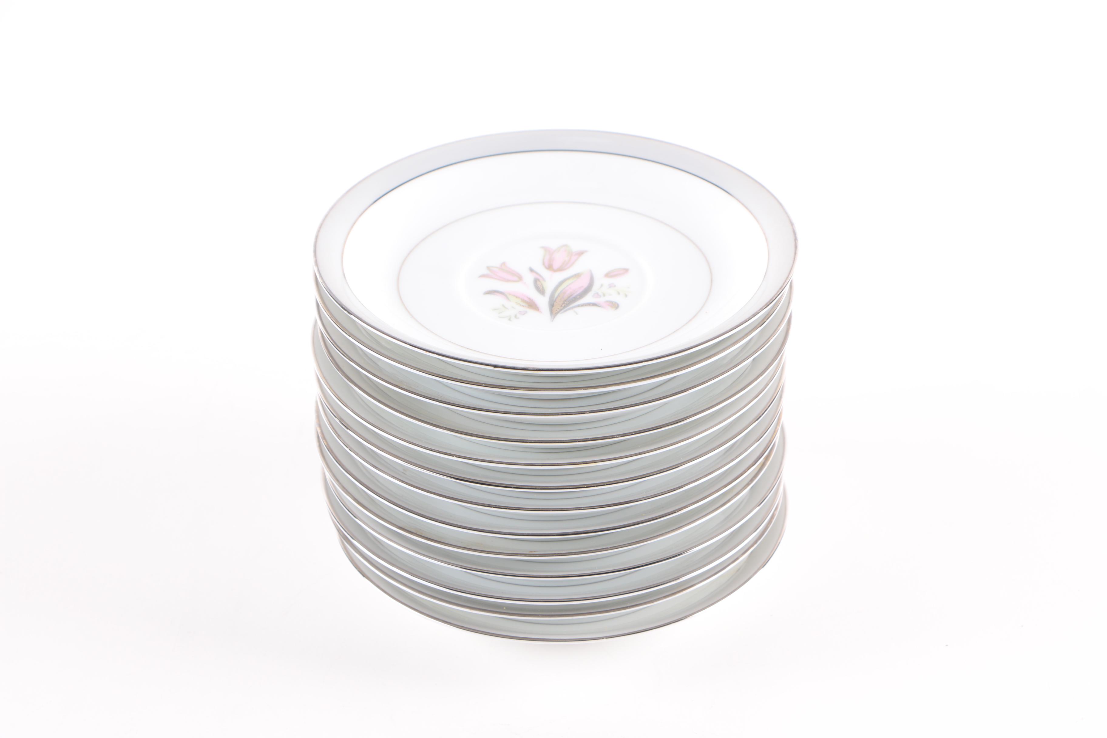 Vintage Noritake "Pink Dawn" Porcelain Dinnerware 1953-54