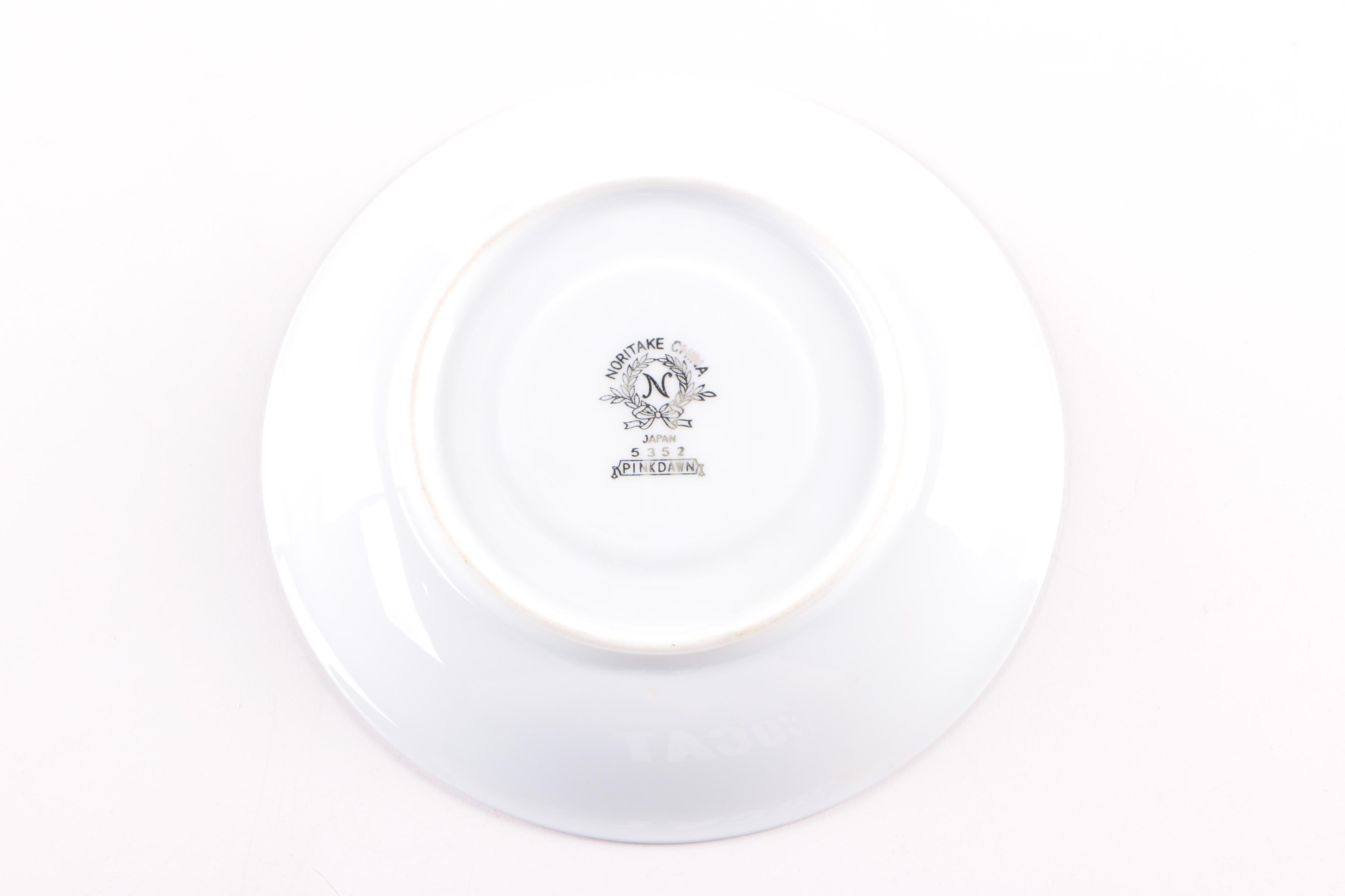 Vintage Noritake "Pink Dawn" Porcelain Dinnerware 1953-54