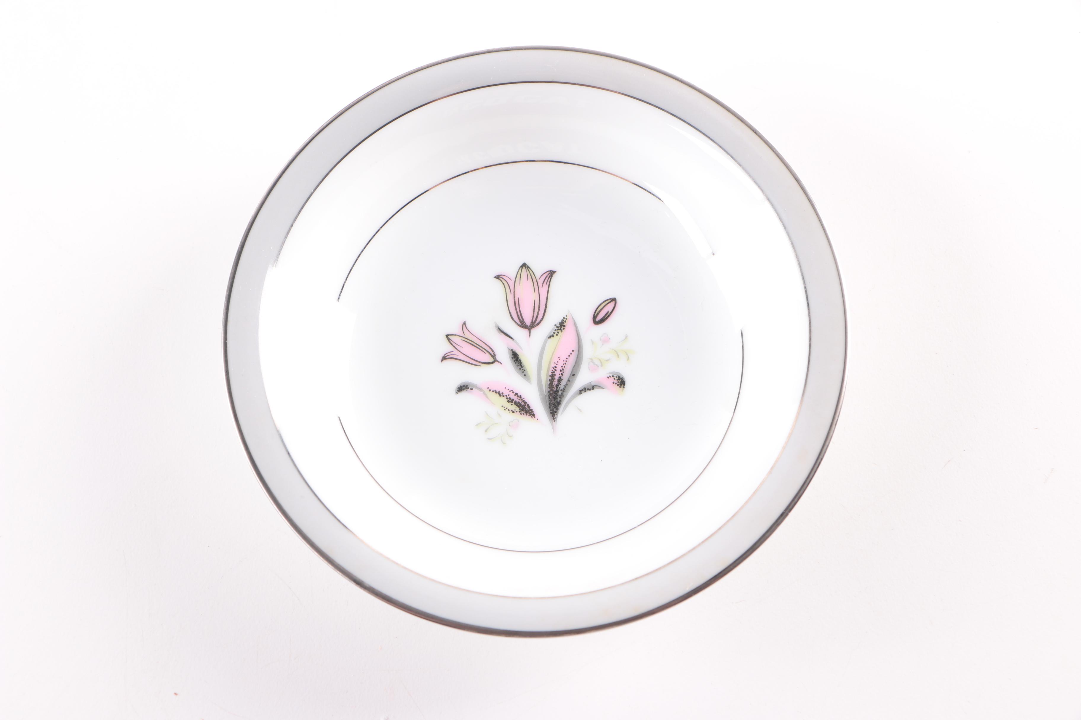 Vintage Noritake "Pink Dawn" Porcelain Dinnerware 1953-54