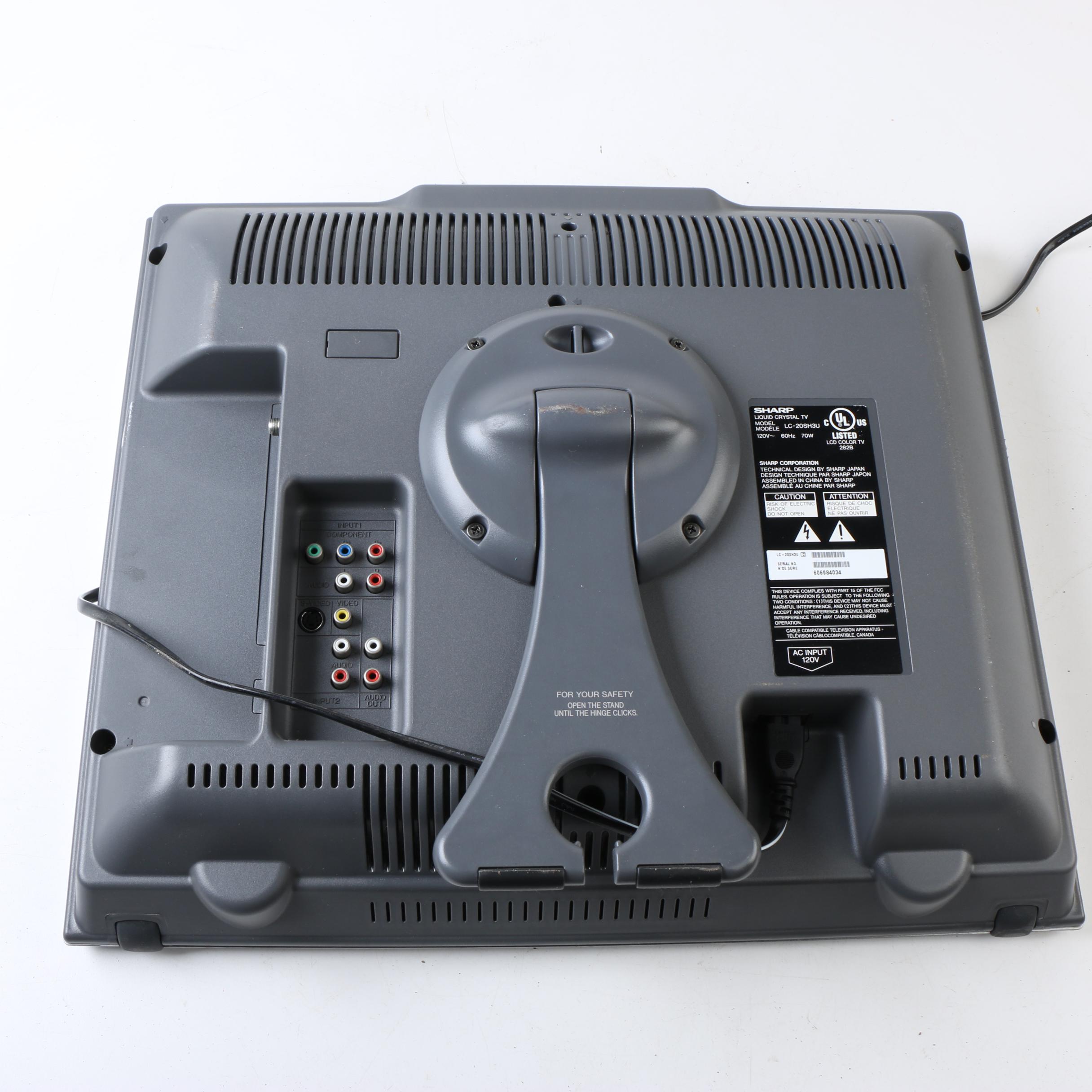 Sharp 20" Liquid Crystal TV with Remote