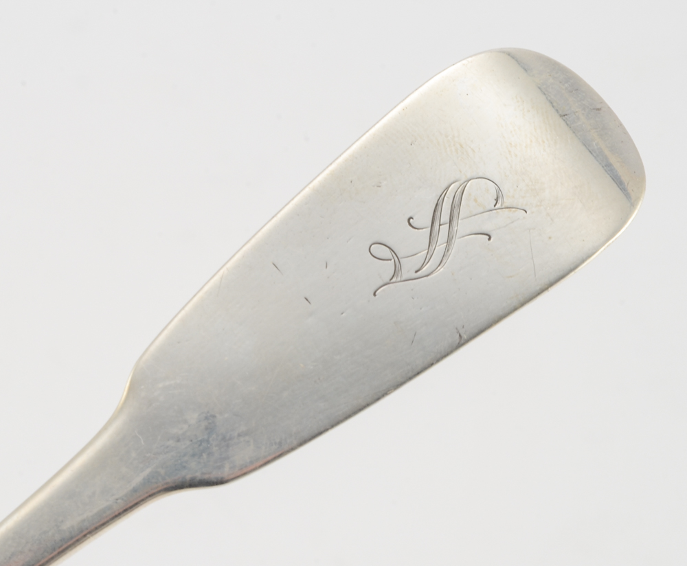 Early 19th Century English and Irish Sterling Silver Serving Spoons