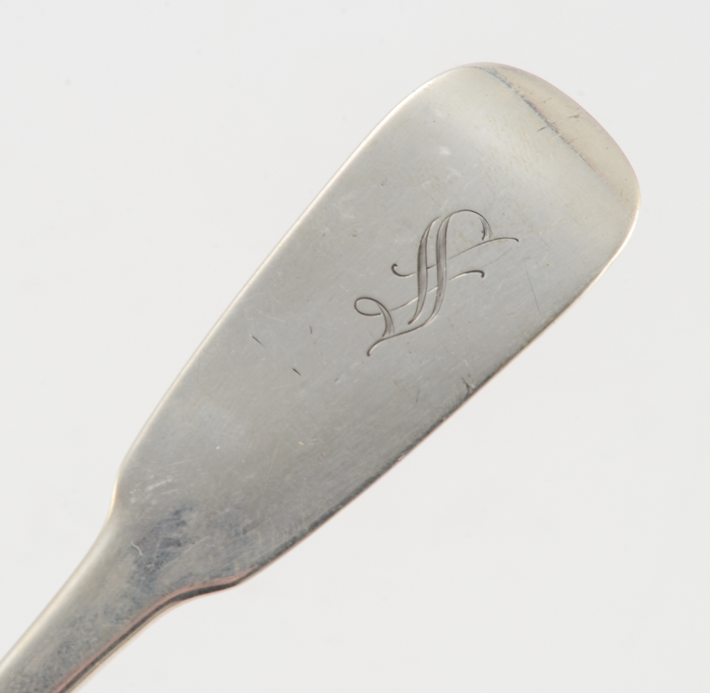 Early 19th Century English and Irish Sterling Silver Serving Spoons