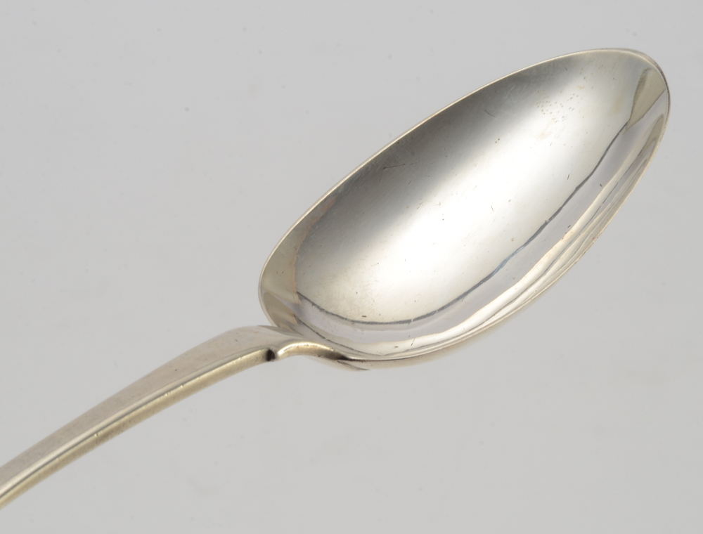 Early 19th Century English and Irish Sterling Silver Serving Spoons