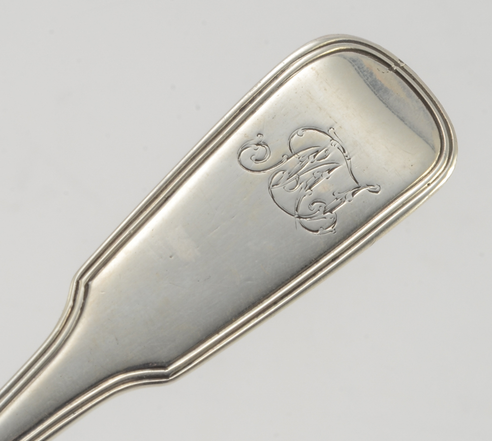 Early 19th Century English and Irish Sterling Silver Serving Spoons