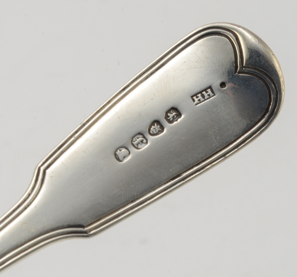 Early 19th Century English and Irish Sterling Silver Serving Spoons