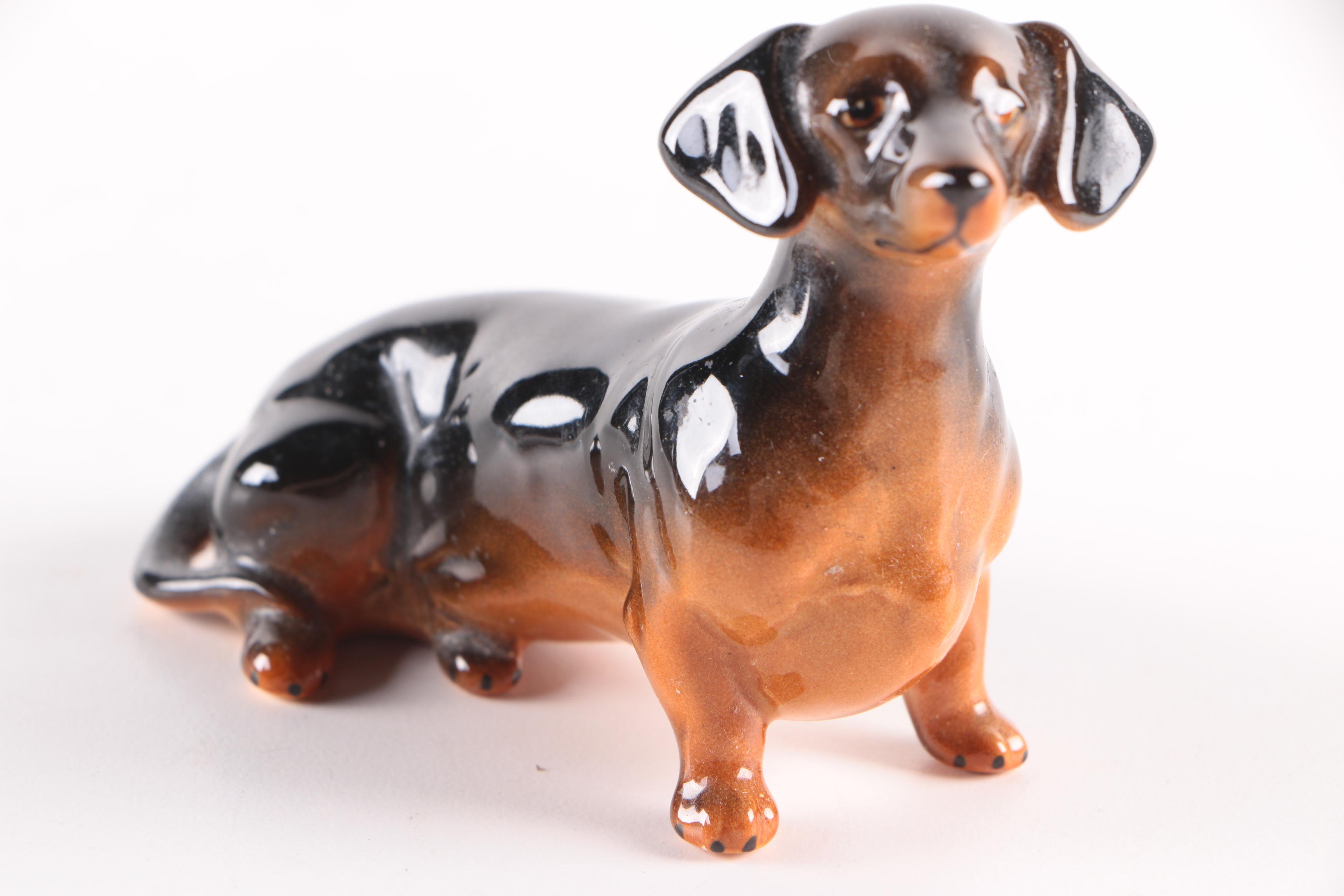 Vintage Beswick Ceramic Dachshund Figurine