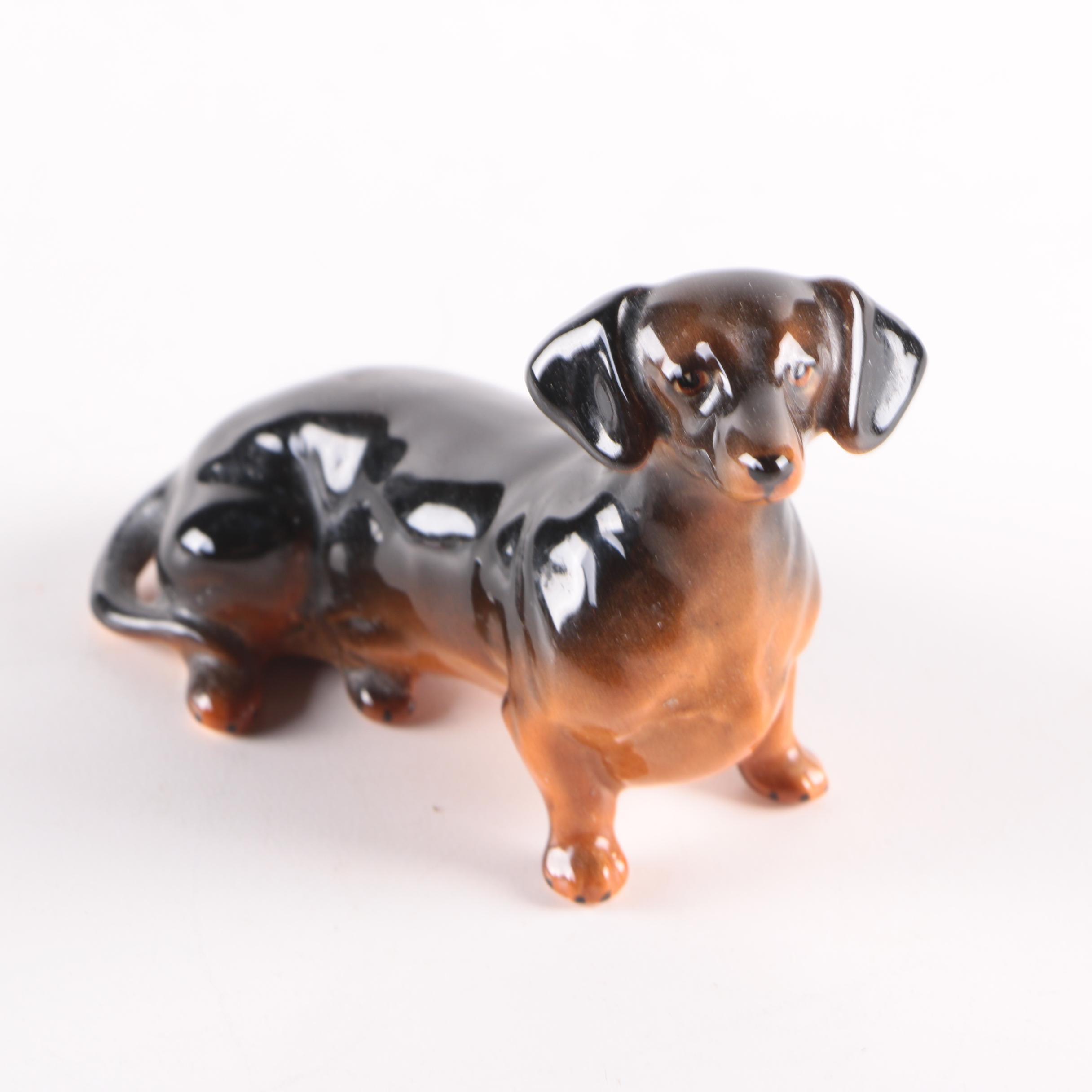 Vintage Beswick Ceramic Dachshund Figurine
