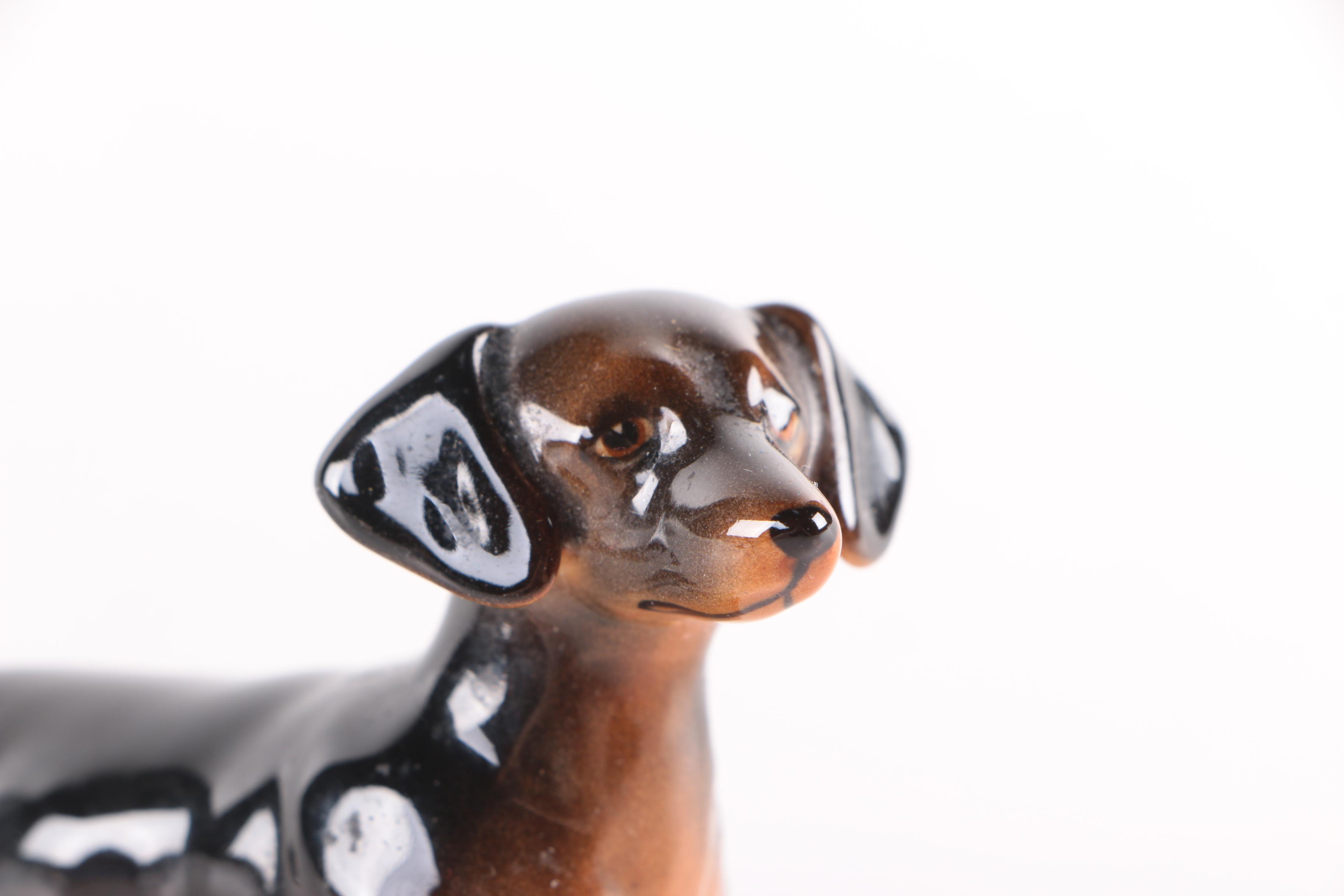 Vintage Beswick Ceramic Dachshund Figurine