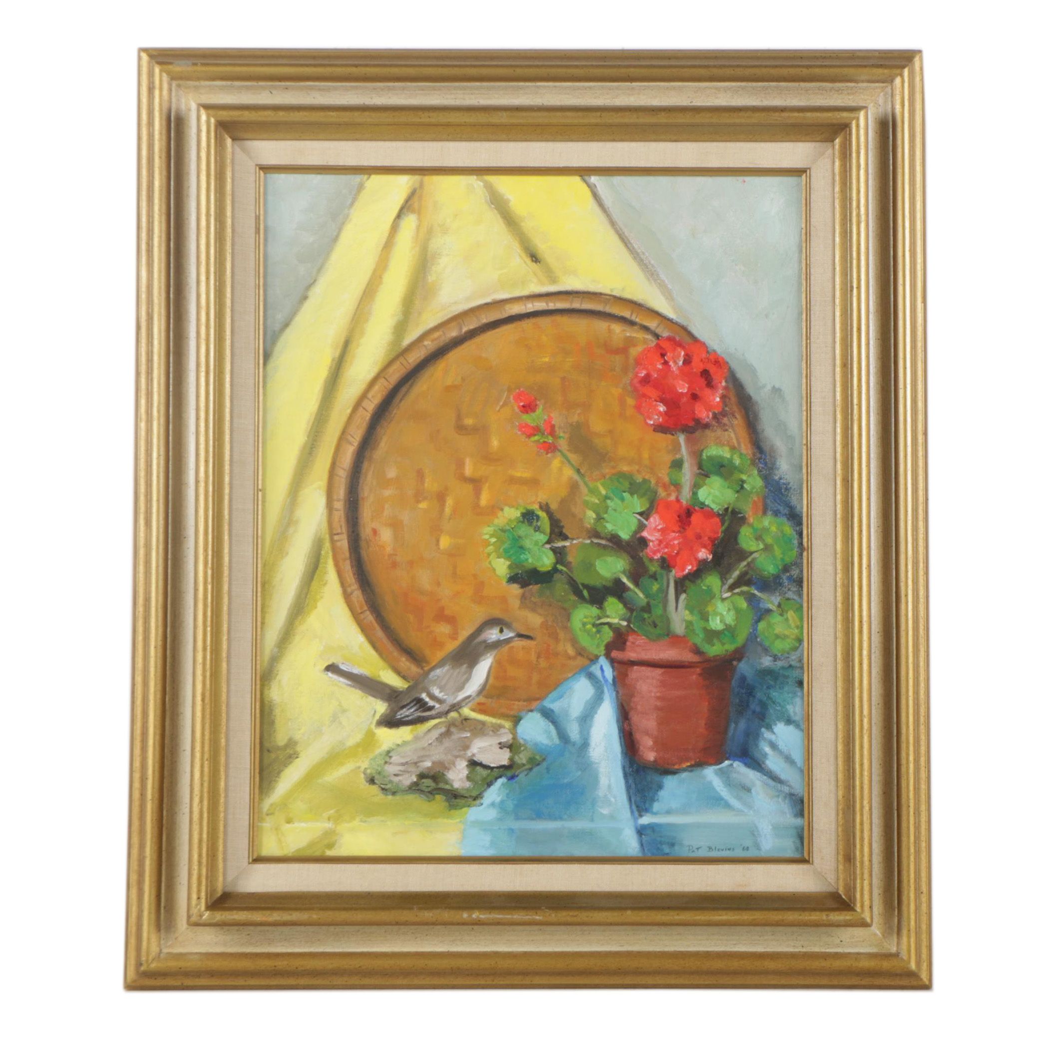 Pat Blevins 1968 Oil Painting