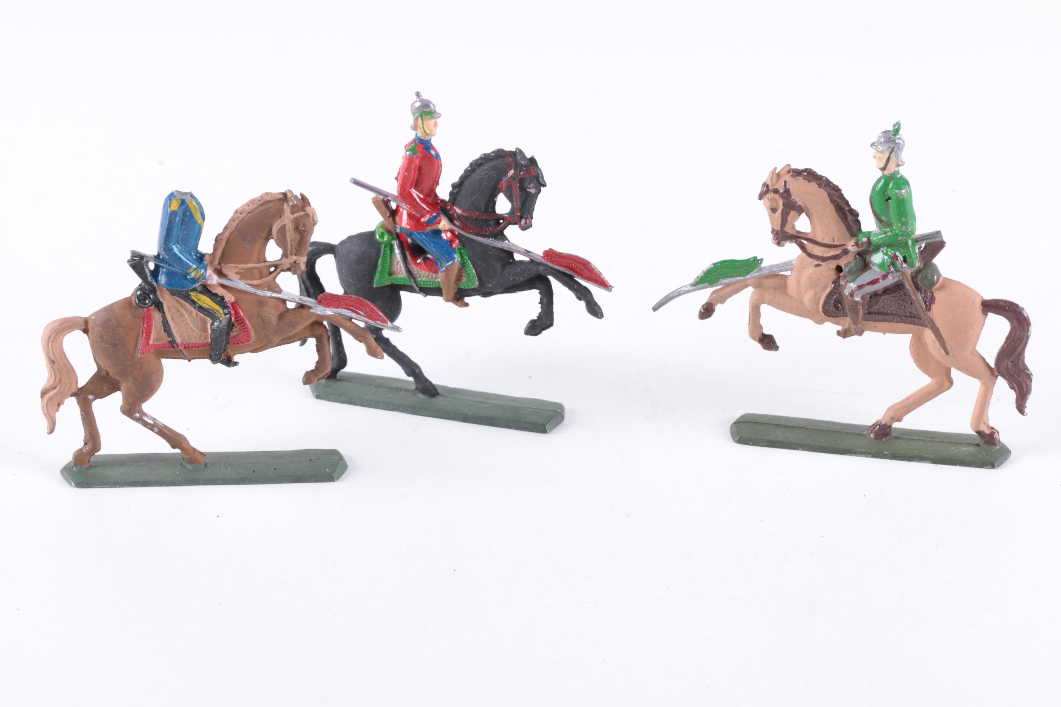 Vintage Metal Soldier Toy Figurines