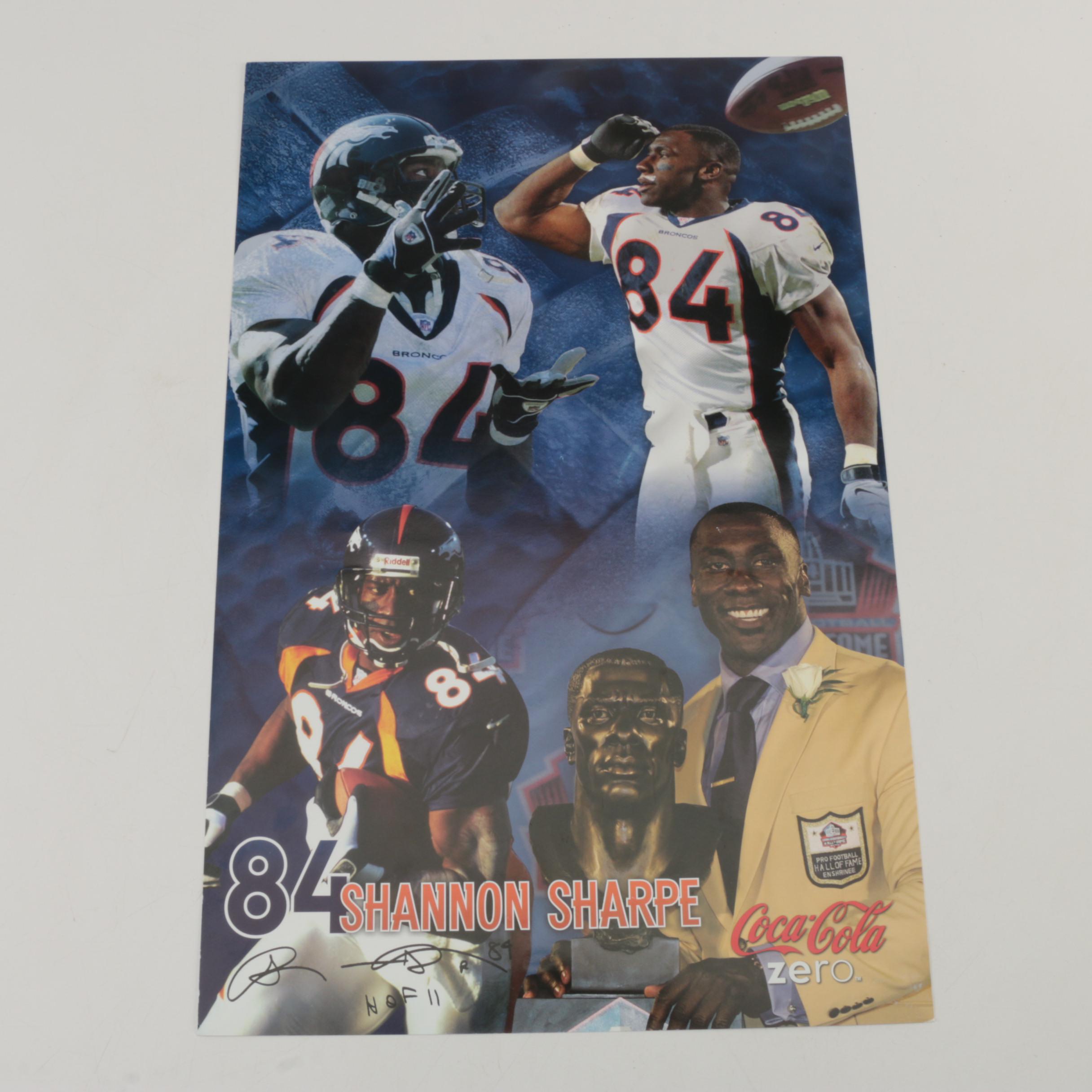 Shannon Sharpe Coca-Cola Poster