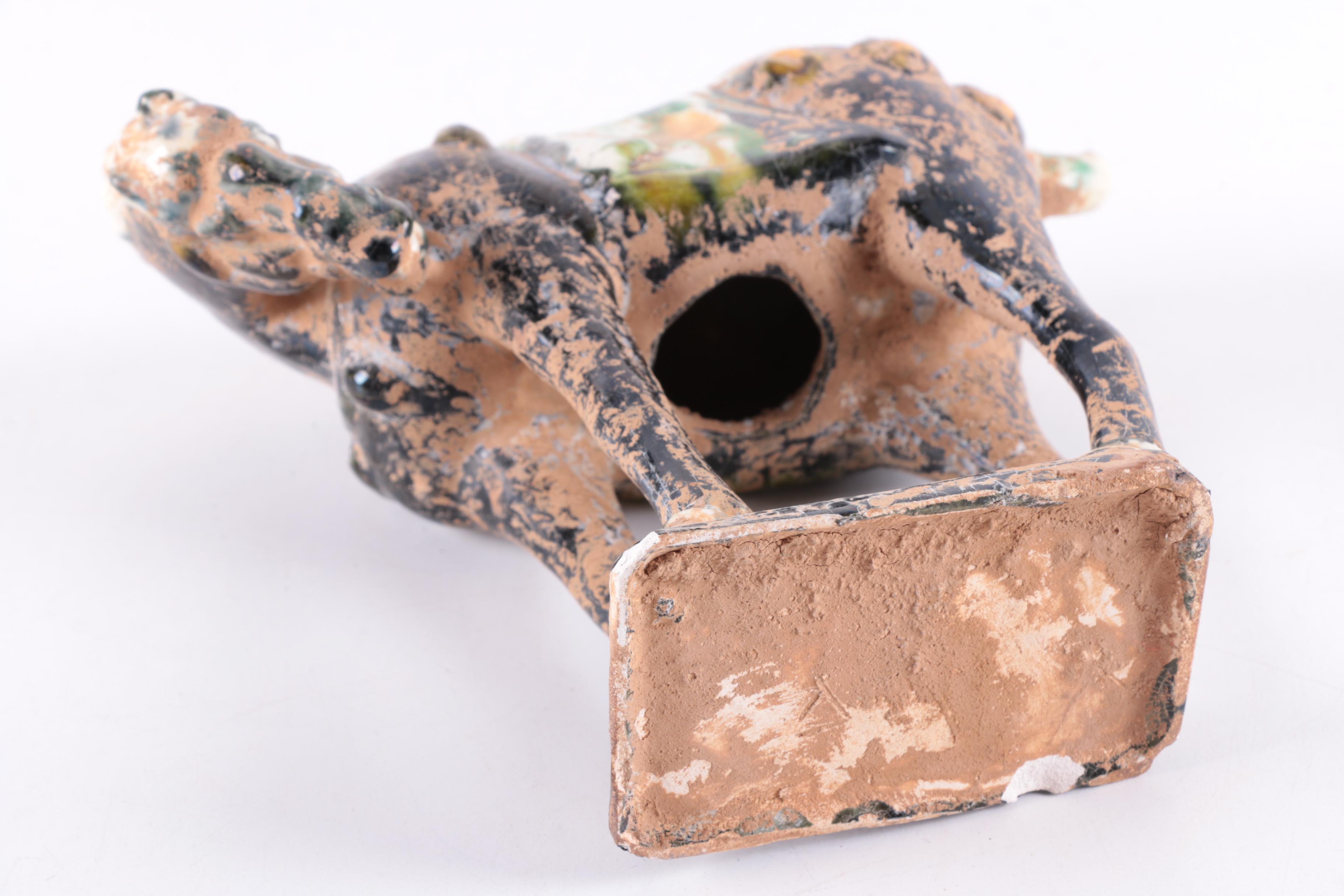 Chinese Tang Style Ceramic Horse Figurine