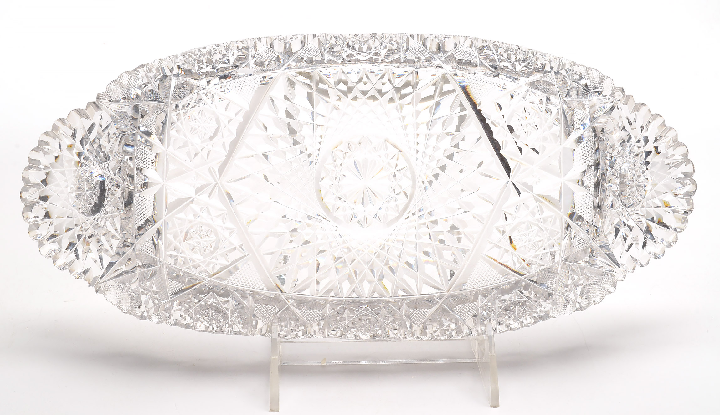 Waterford Crystal "Alana" Tableware and American Brilliant Period Cut Glass Bowl