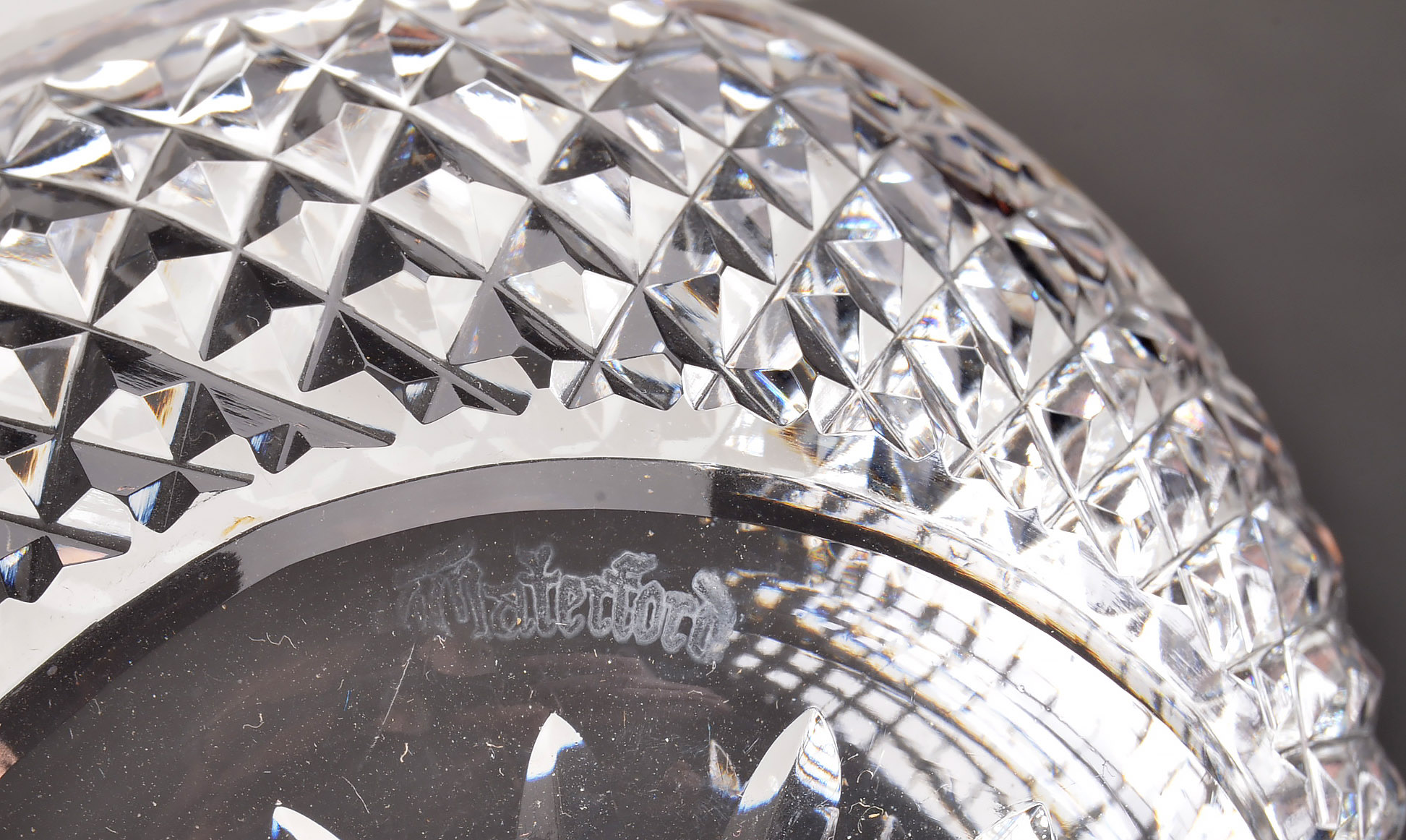 Waterford Crystal "Alana" Tableware and American Brilliant Period Cut Glass Bowl