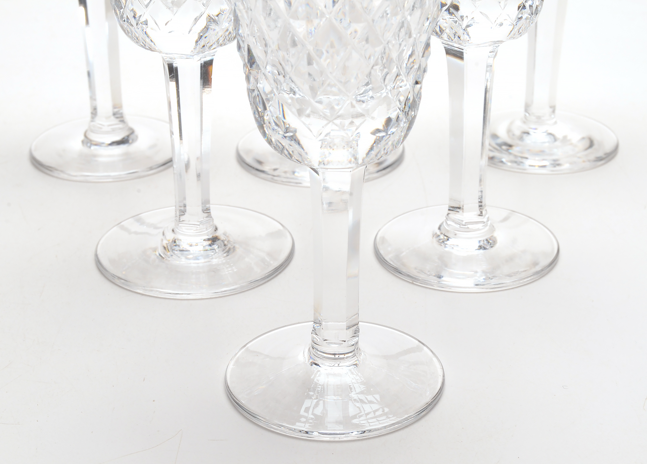 Waterford Crystal "Alana" Tableware and American Brilliant Period Cut Glass Bowl