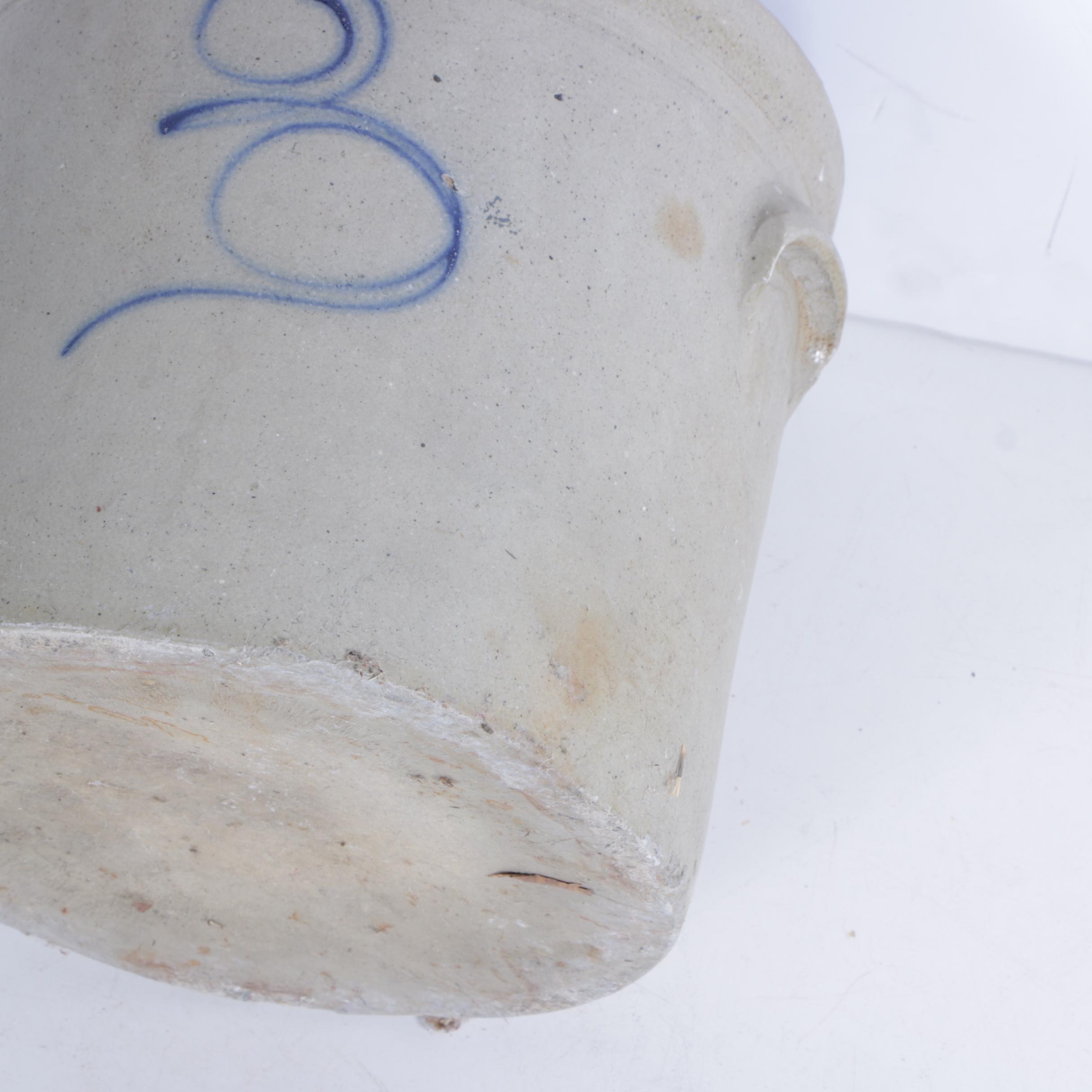 Antique Red Wing (Attributed) Three Gallon Stoneware Crock