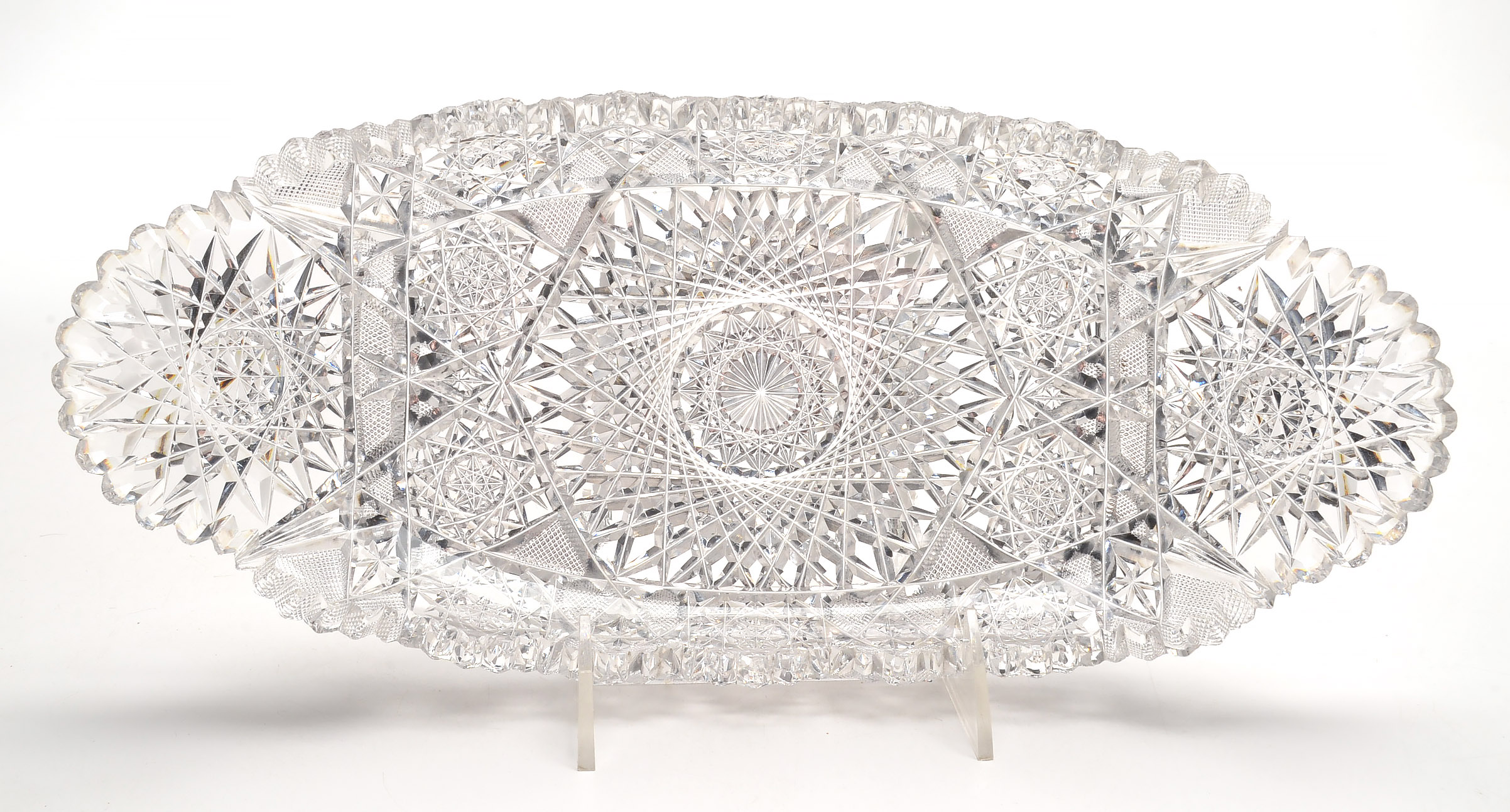 Waterford Crystal "Alana" Tableware and American Brilliant Period Cut Glass Bowl