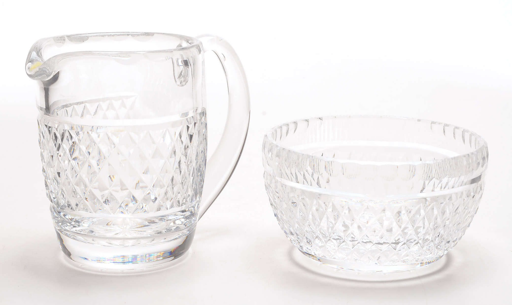 Waterford Crystal "Alana" Tableware and American Brilliant Period Cut Glass Bowl