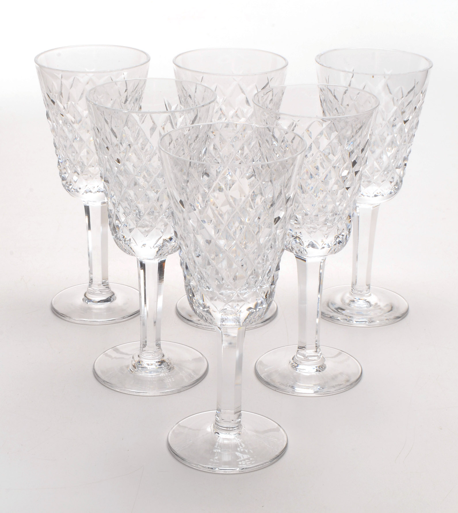 Waterford Crystal "Alana" Tableware and American Brilliant Period Cut Glass Bowl