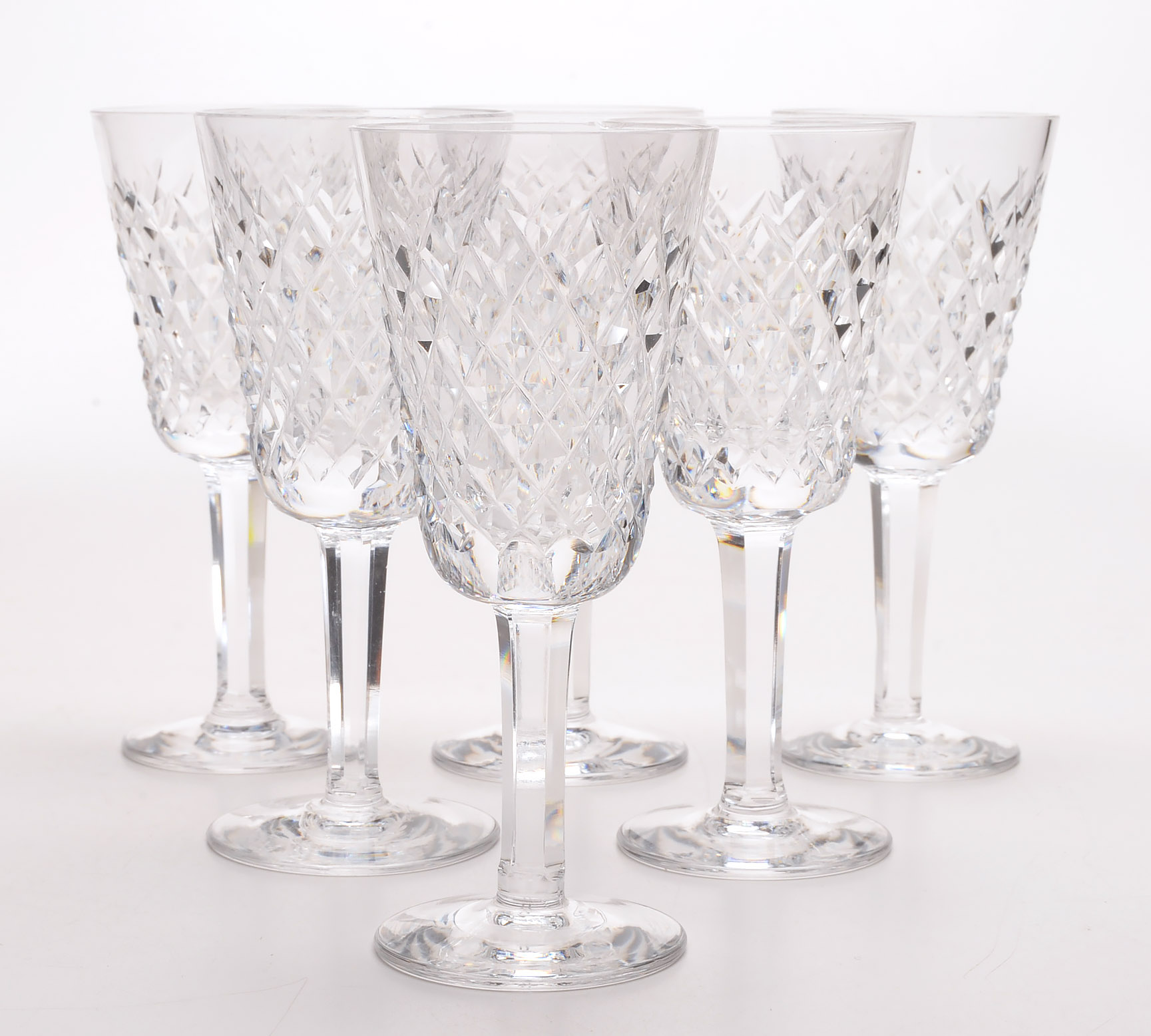 Waterford Crystal "Alana" Tableware and American Brilliant Period Cut Glass Bowl