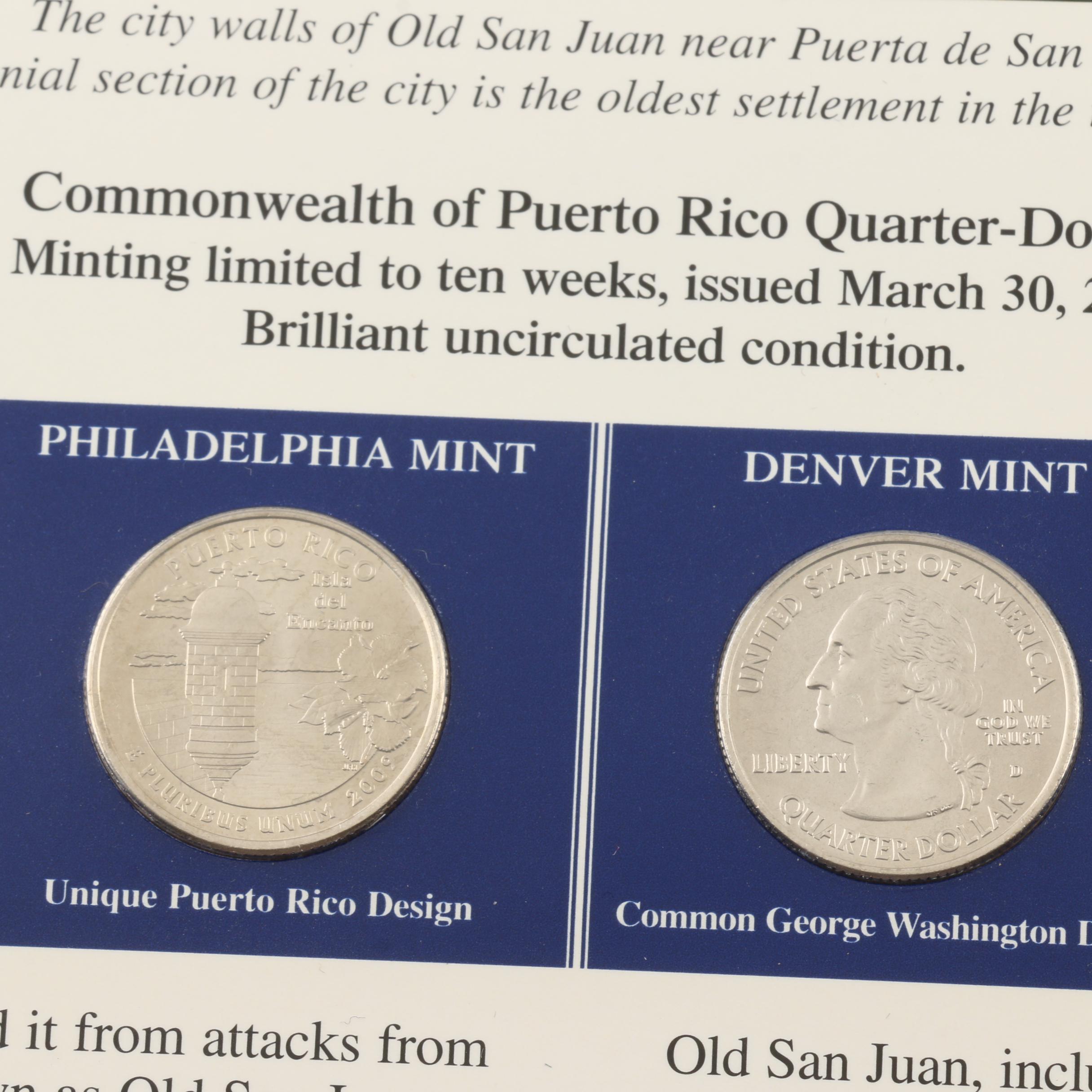 Assortment of Modern Washington Quarters and $2 Federal Reserve Notes