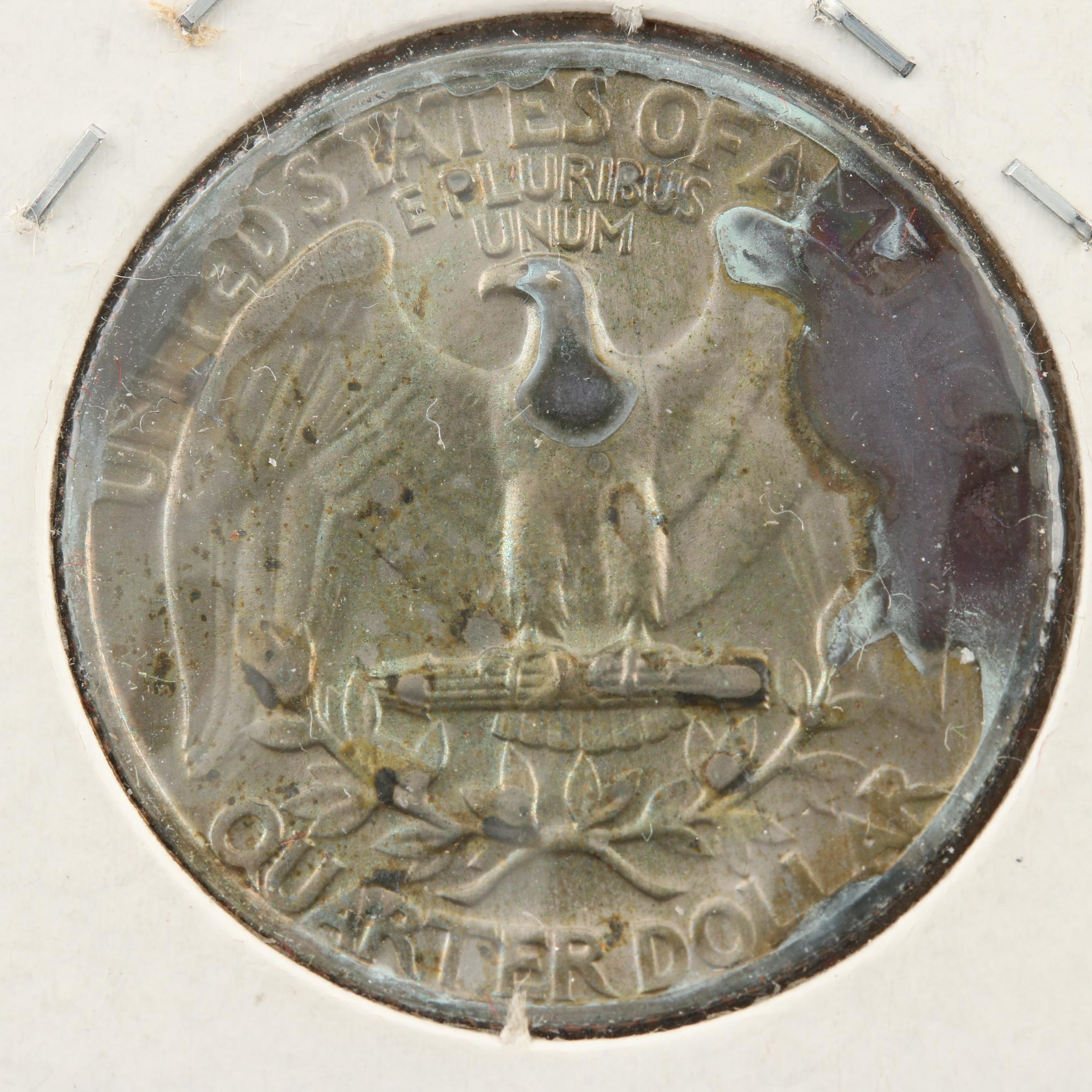 Assortment of Modern Washington Quarters and $2 Federal Reserve Notes