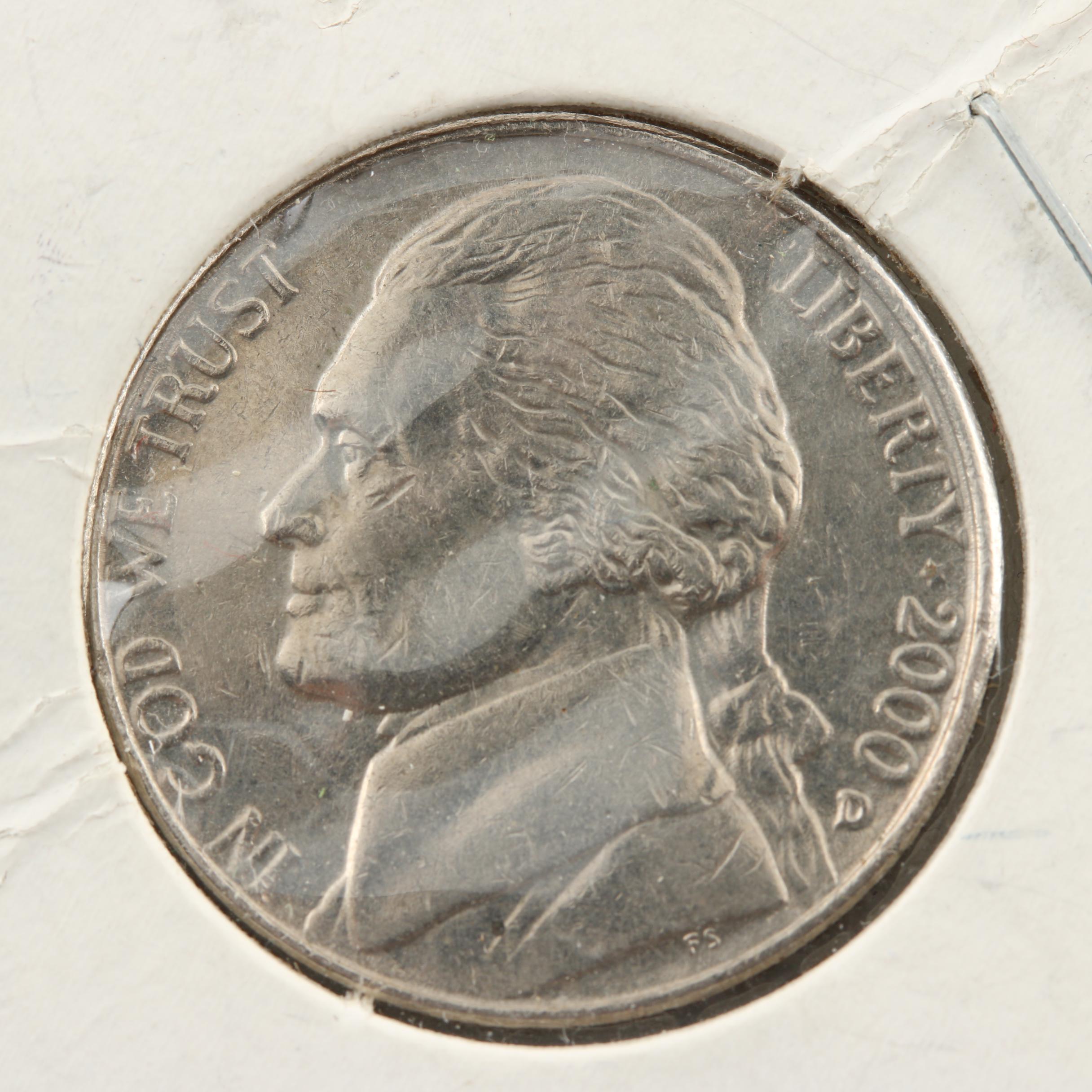 Assortment of Modern Washington Quarters and $2 Federal Reserve Notes