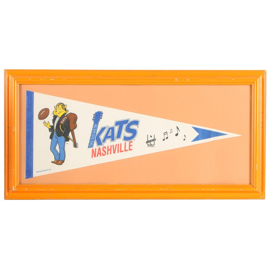 Framed Nashville Kats Pennant