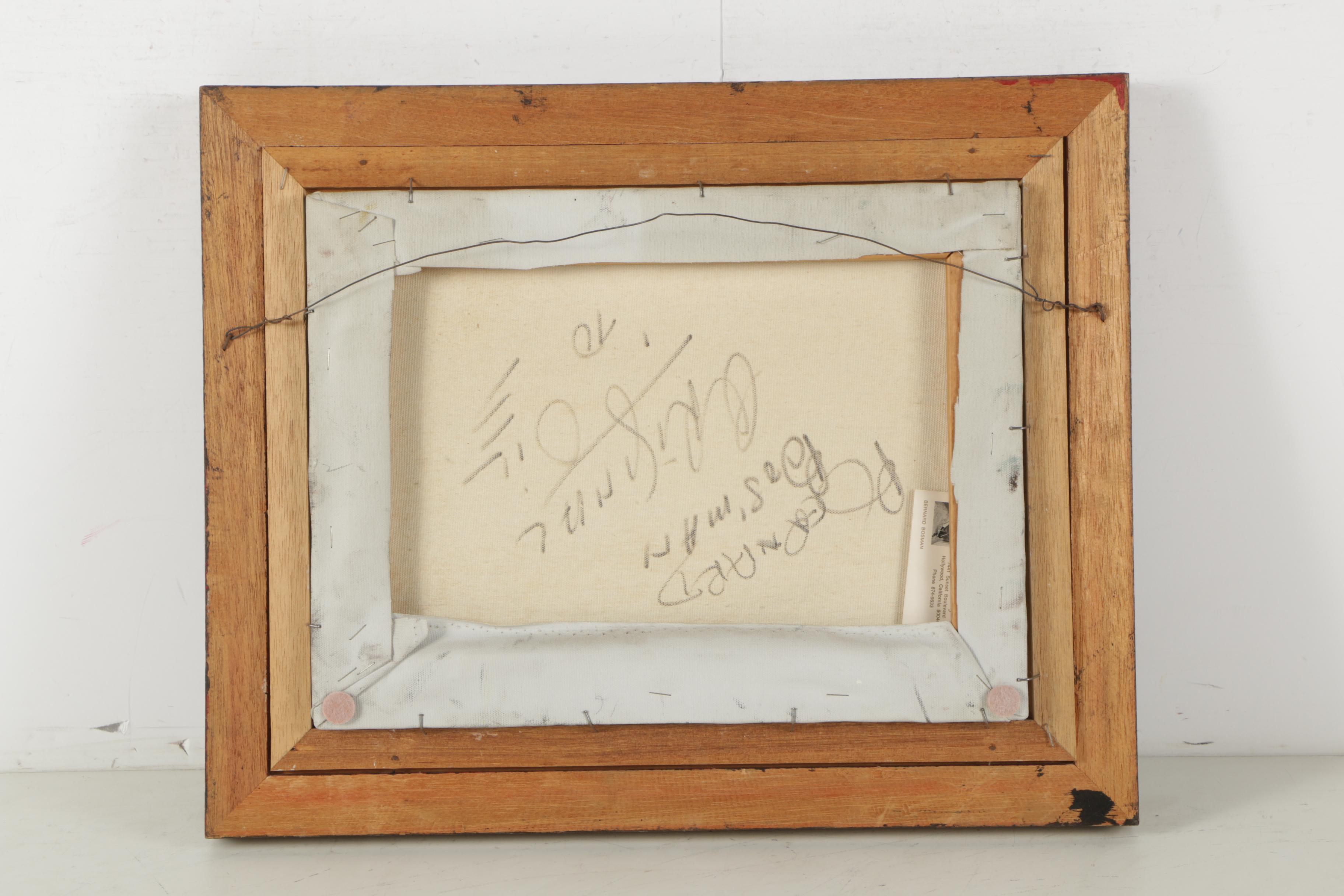 Bernard Bosman Oil Painting of Mountain Landscape