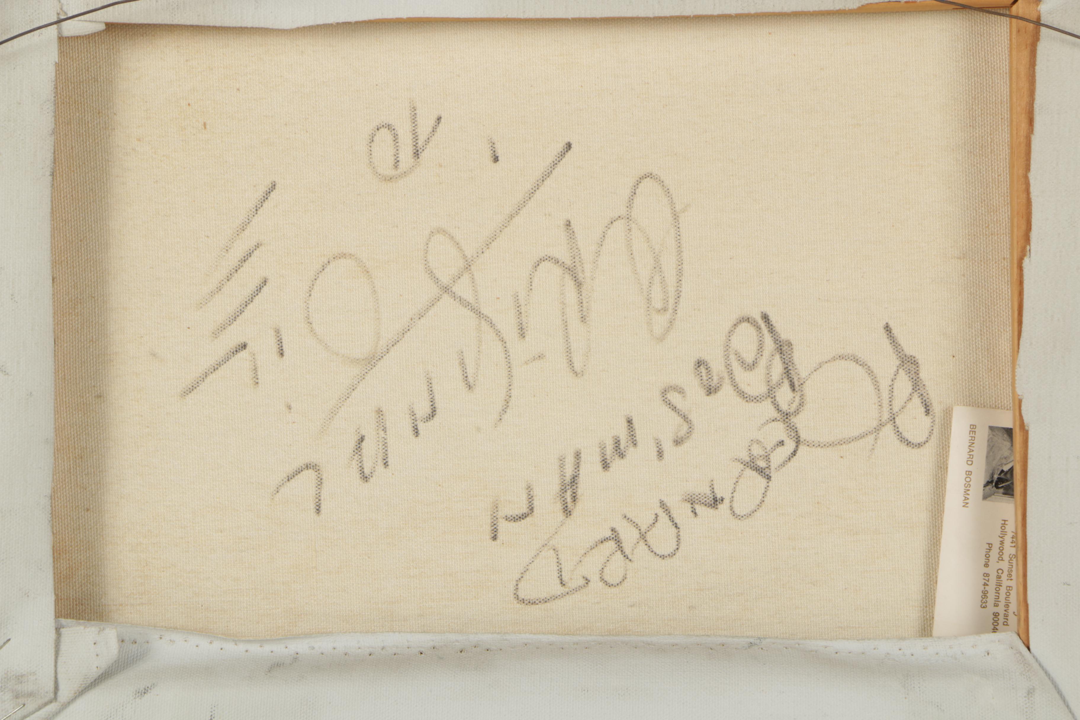 Bernard Bosman Oil Painting of Mountain Landscape