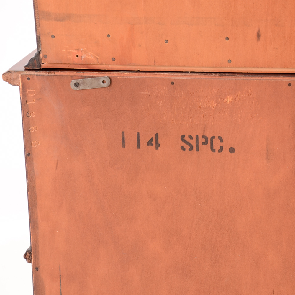 Vintage Mahogany Breakfront China Cabinet