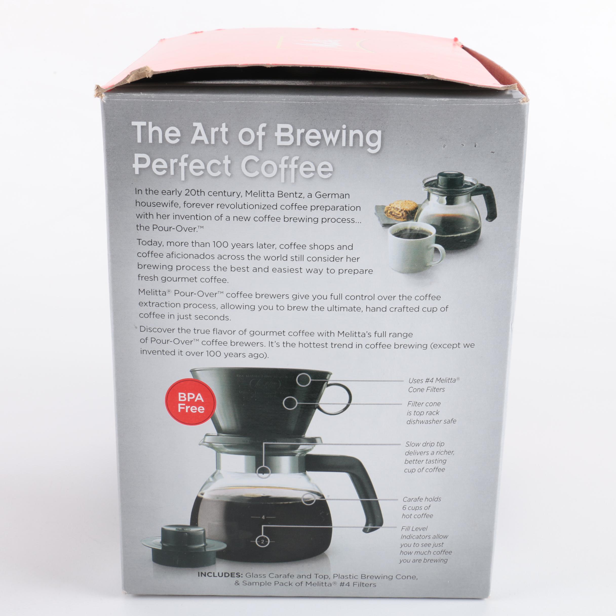 Melitta 6-Cup Pour-Over Coffee Brewer