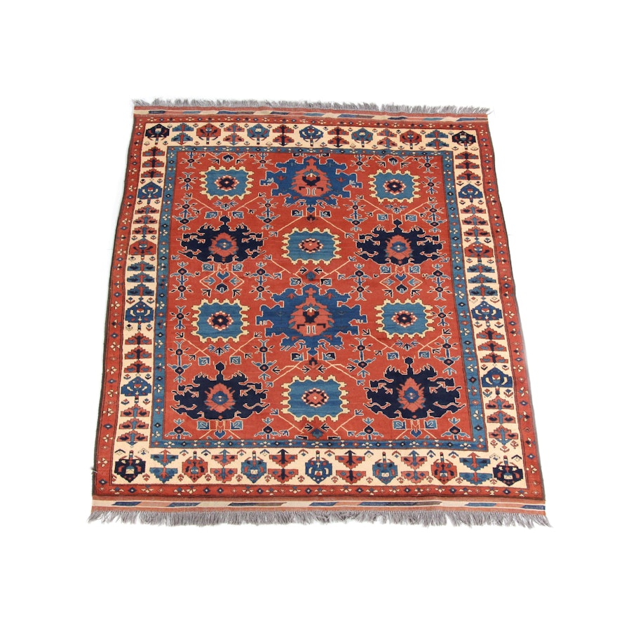 Hand-Knotted Afghani Wool Area Rug