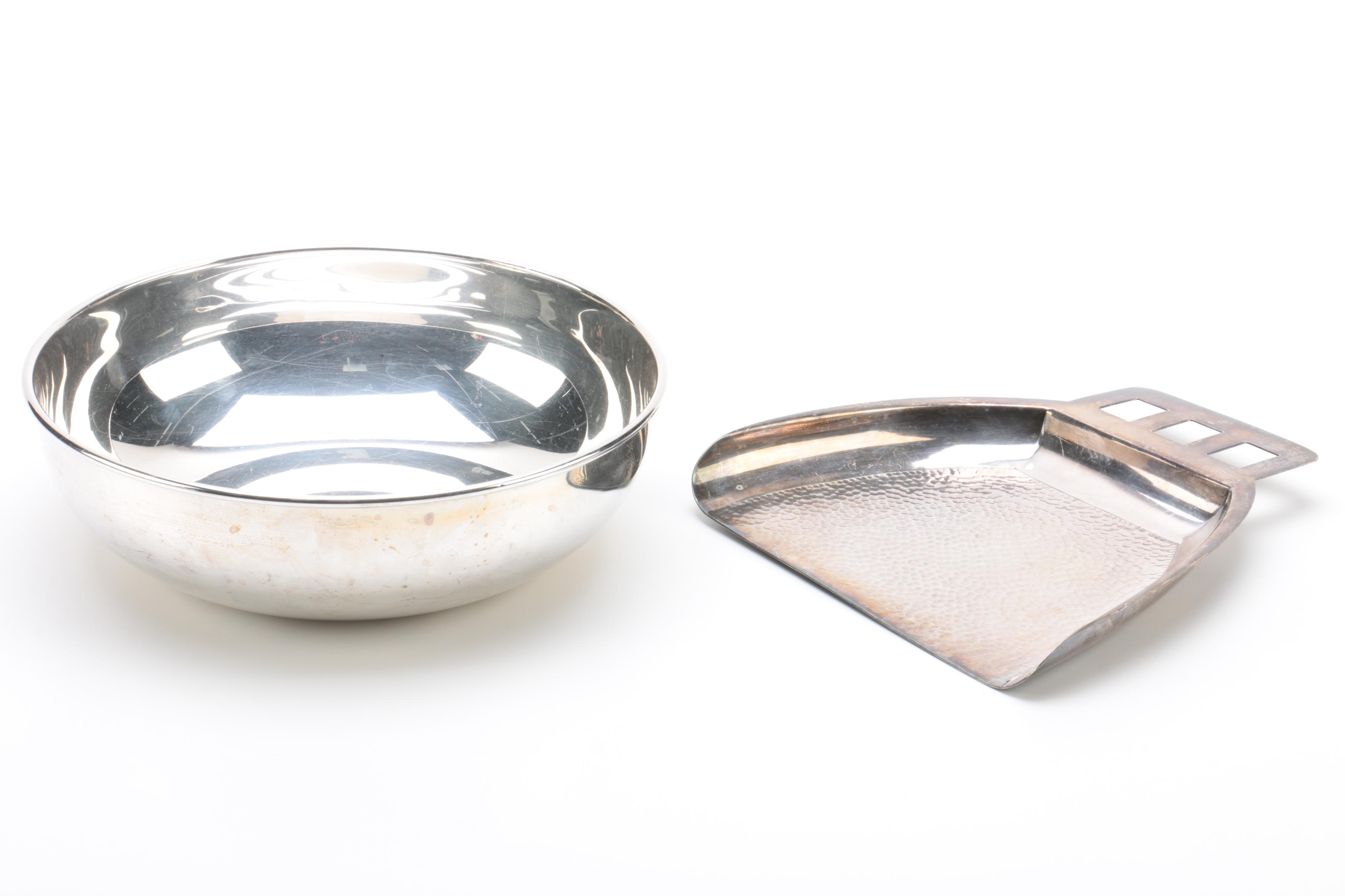 Warren Silver Plate Co. Silver Plate Teapot and Other Serveware