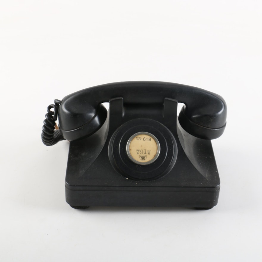 Vintage North Electric Single-Line Lobby Telephone