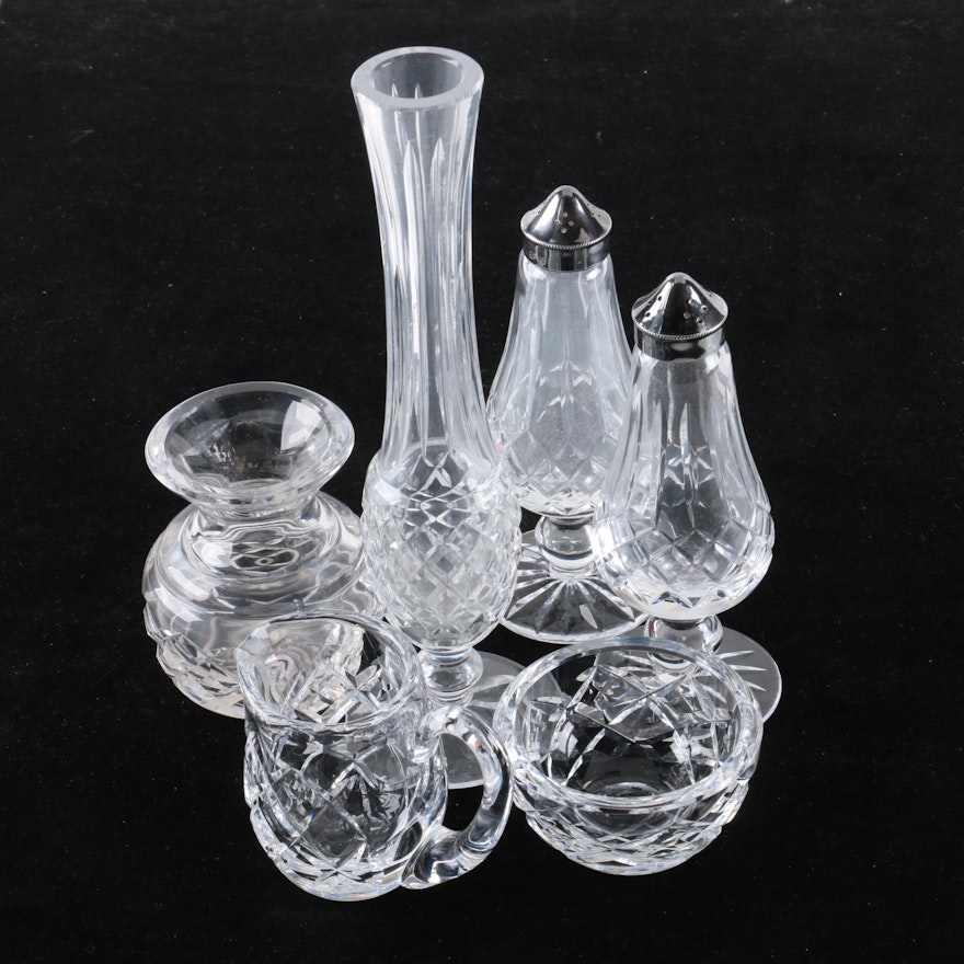Waterford Crystal Tableware Including "Lismore" and "Adare"
