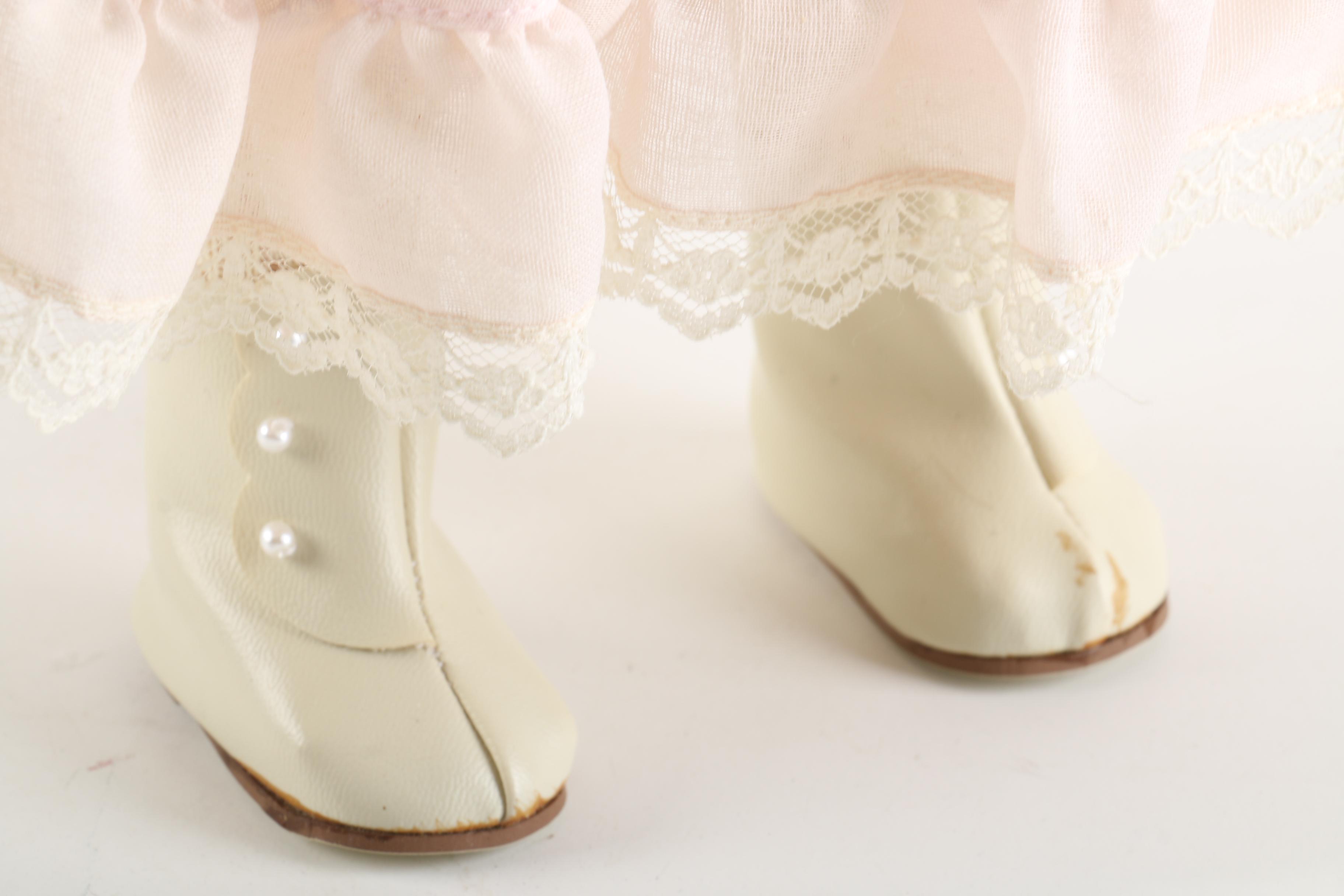 Hamilton Collection Signed "Jessica" and Danbury Mint "Sophie" Porcelain Dolls