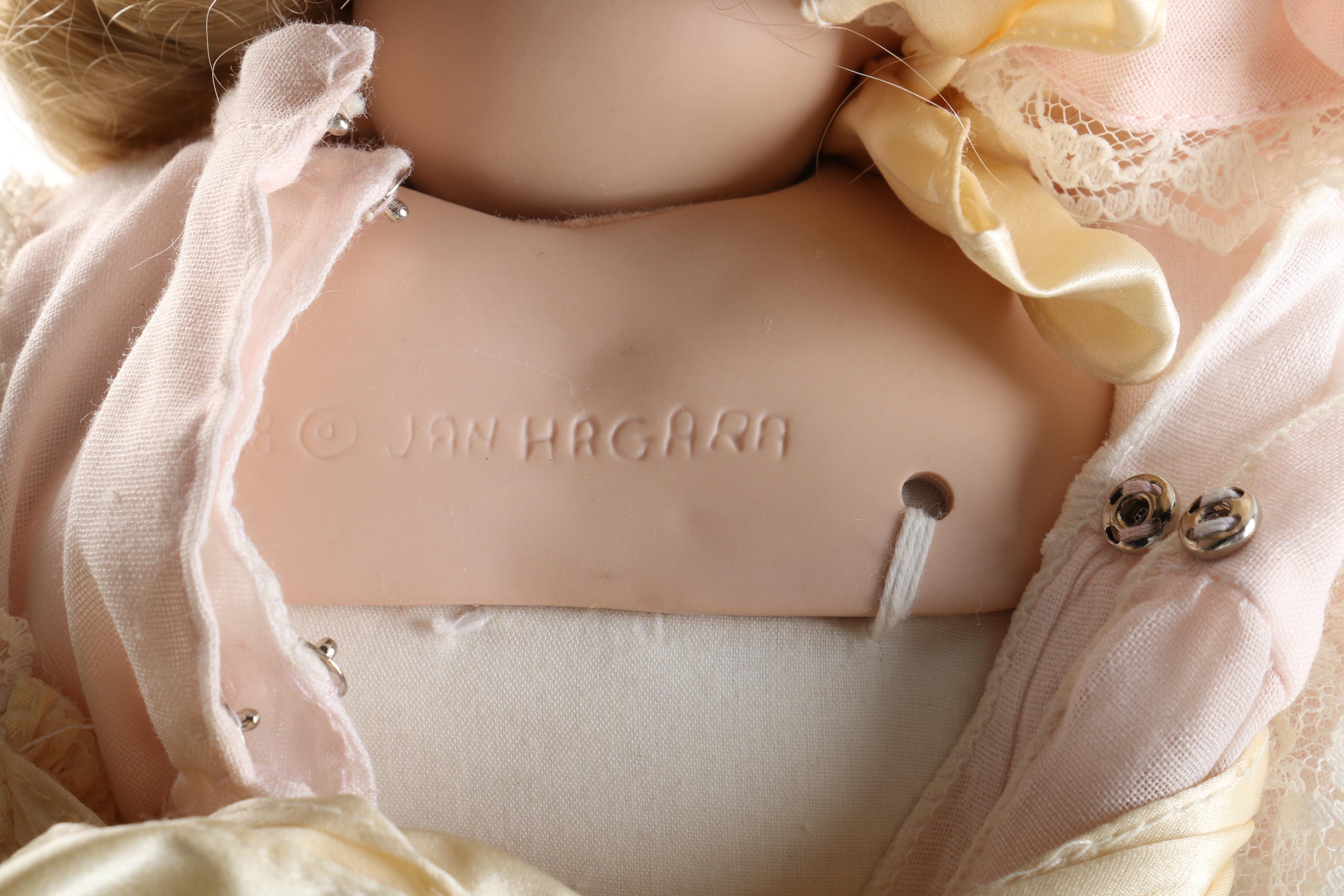 Hamilton Collection Signed "Jessica" and Danbury Mint "Sophie" Porcelain Dolls