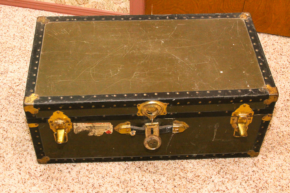 Vintage Foot Locker Chest