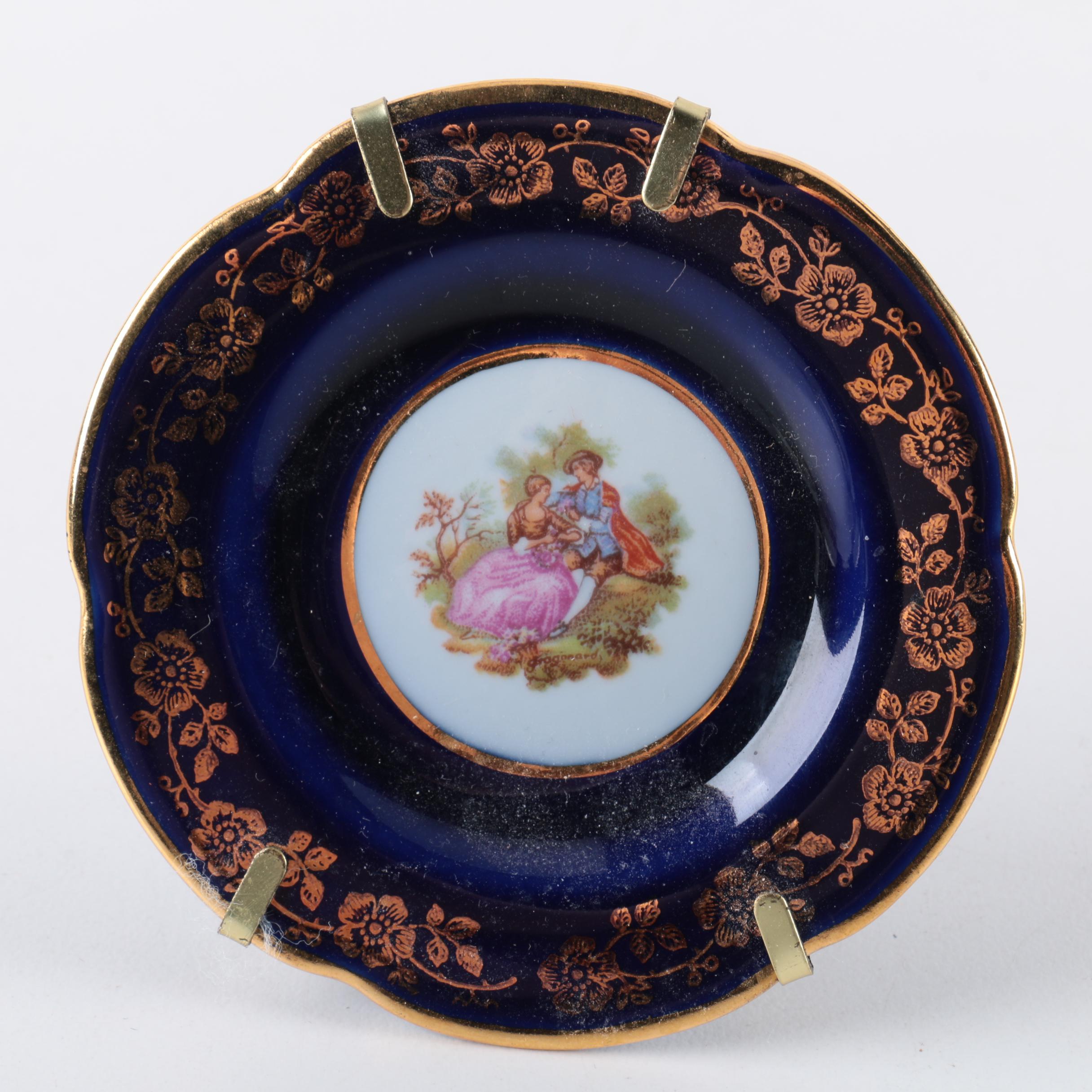 Limoges Porcelain Plates and Trinket Box