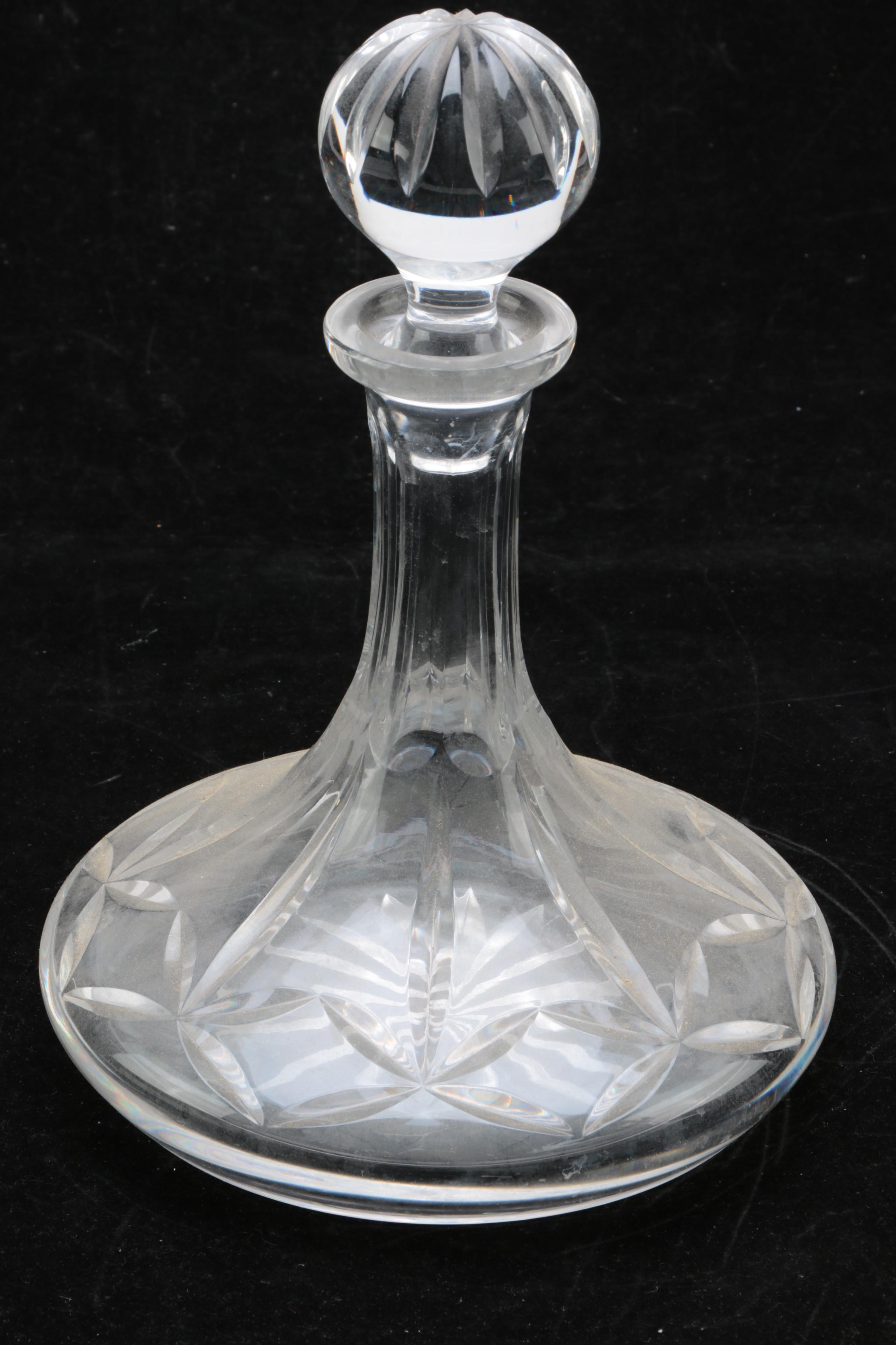 Crystal and Glass Decanters Featuring Orrefors