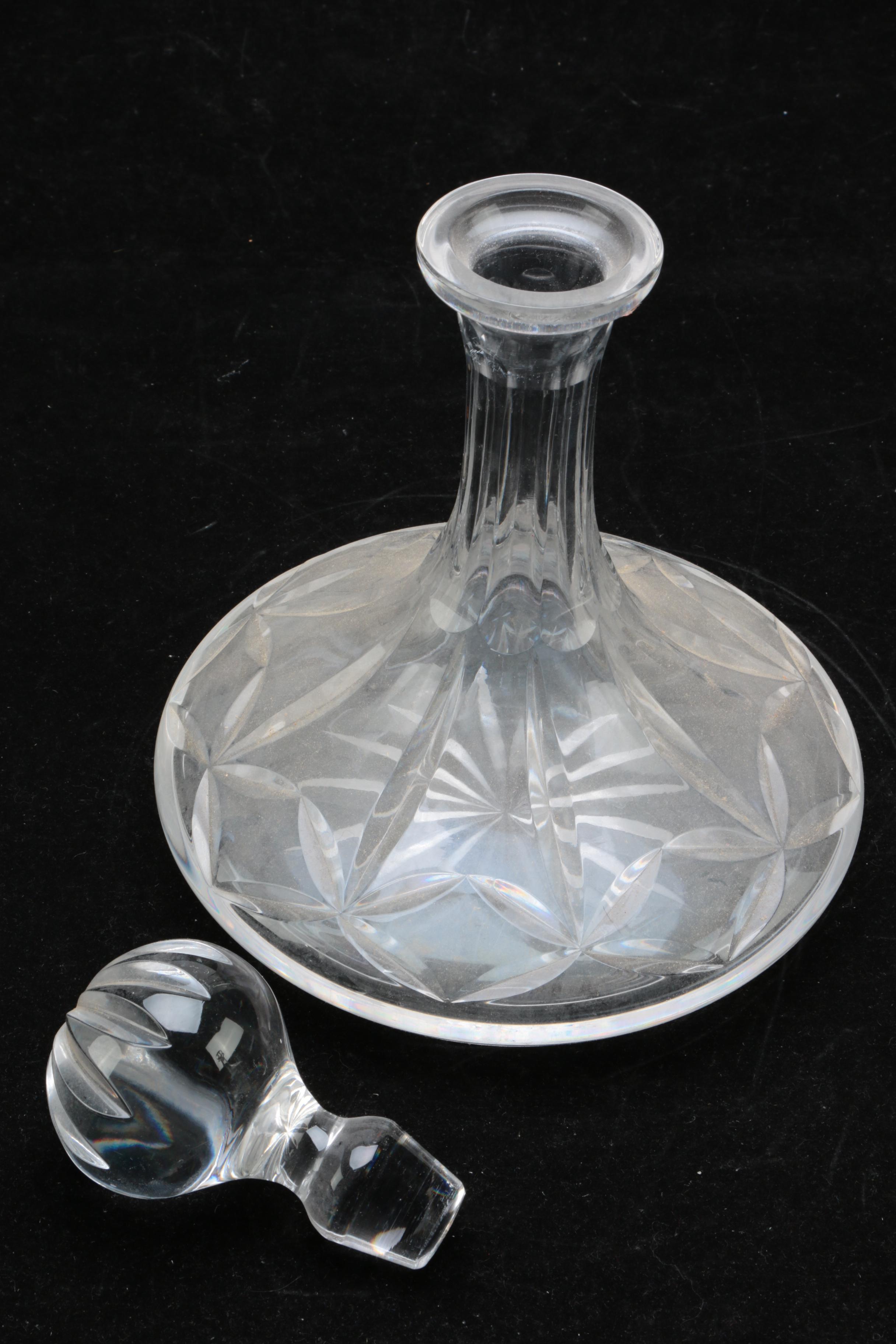 Crystal and Glass Decanters Featuring Orrefors