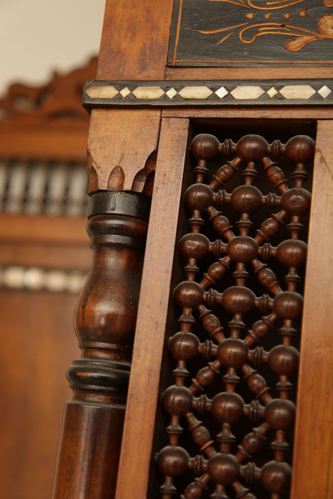 Antique Moroccan Inlaid Cabinet