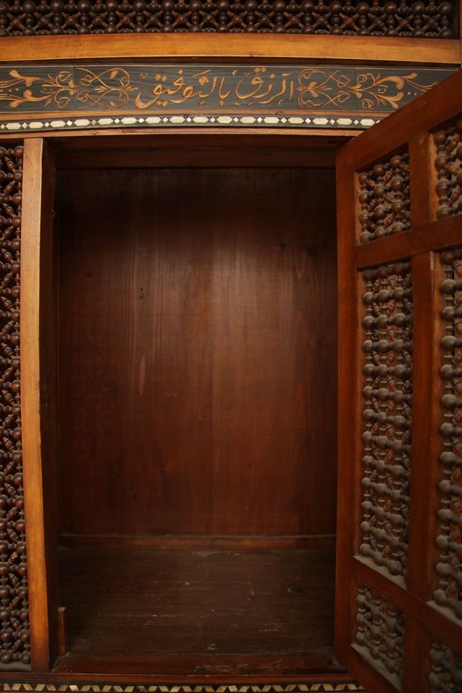Antique Moroccan Inlaid Cabinet