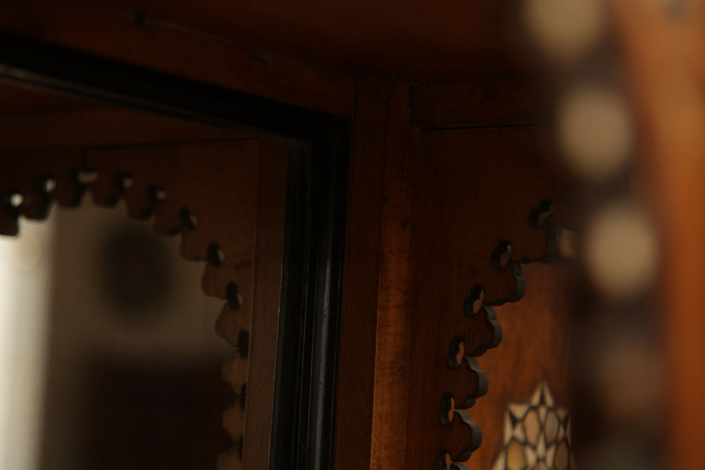 Antique Moroccan Inlaid Cabinet