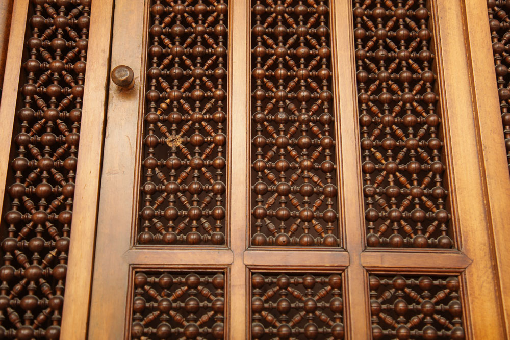 Antique Moroccan Inlaid Cabinet