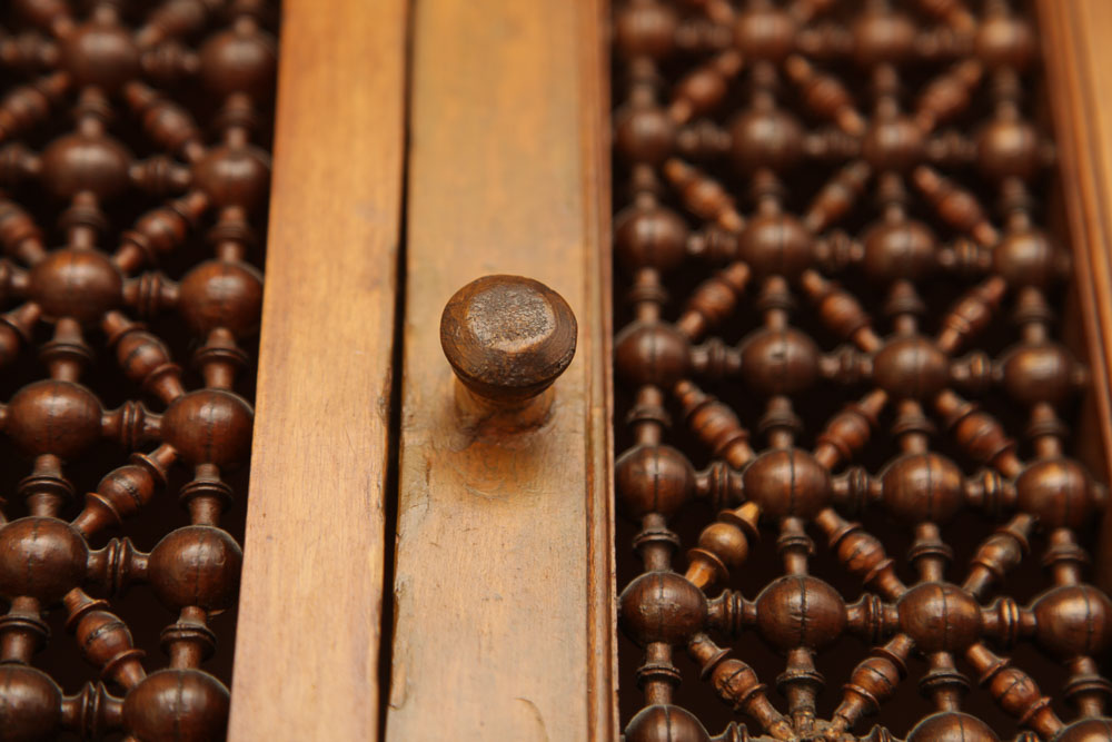 Antique Moroccan Inlaid Cabinet