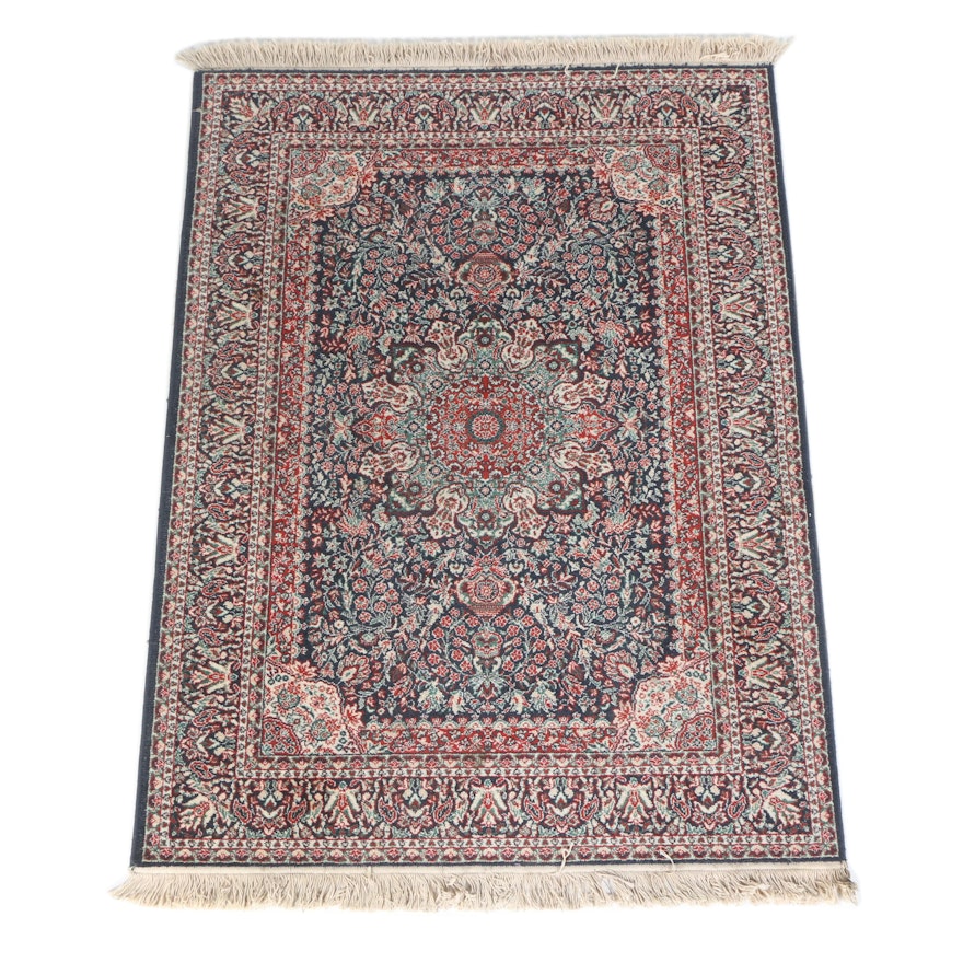 Power-Loomed Persian Tabriz Style Wool Area Rug