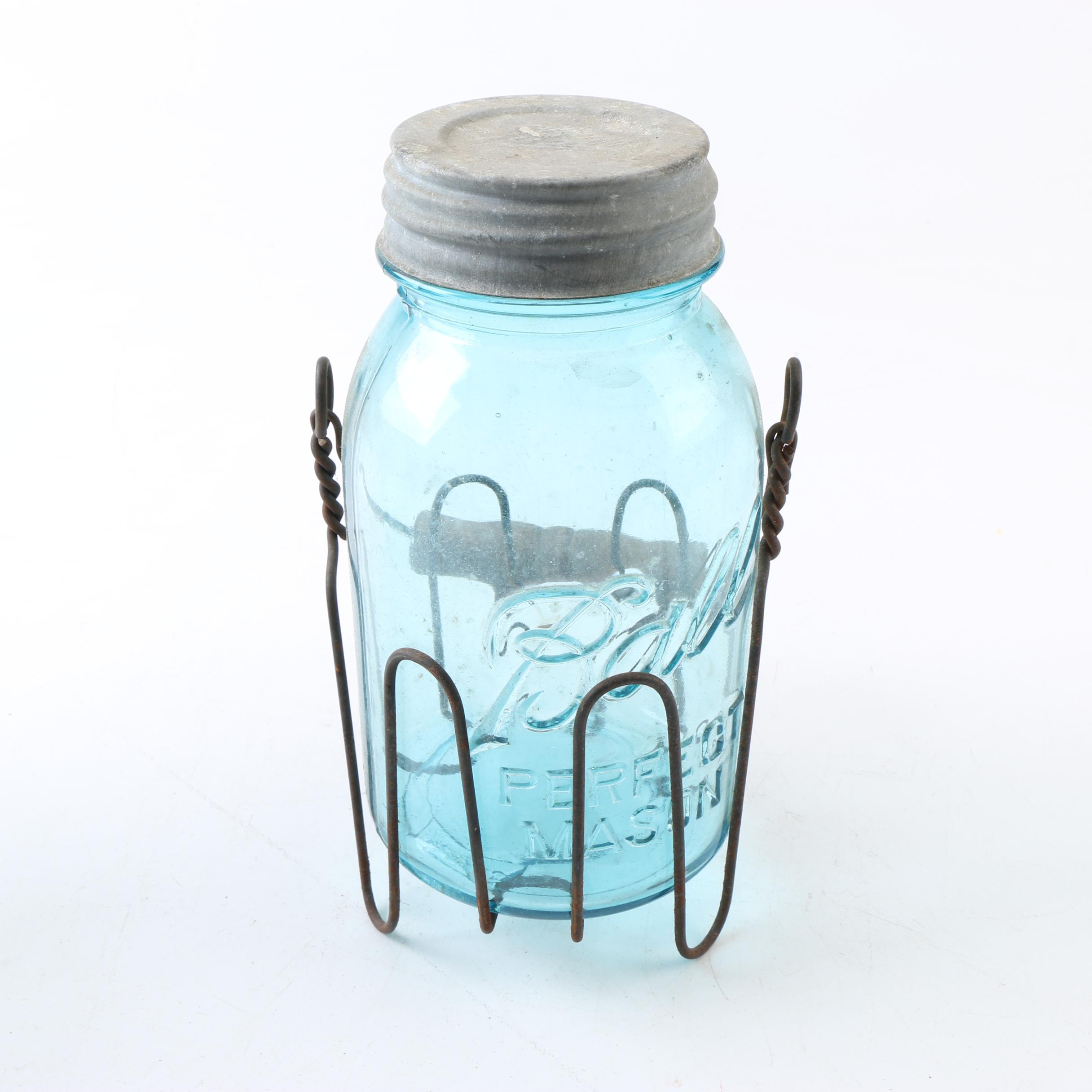 Ball Lidded Mason Jars